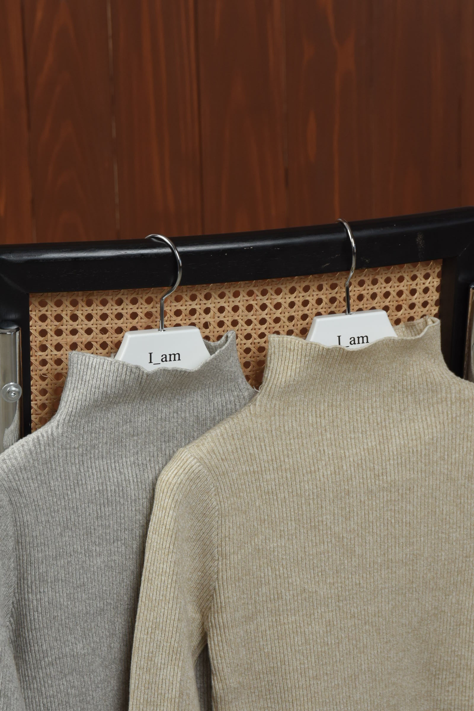 high neck melange knit – eim online（エイム オンライン）