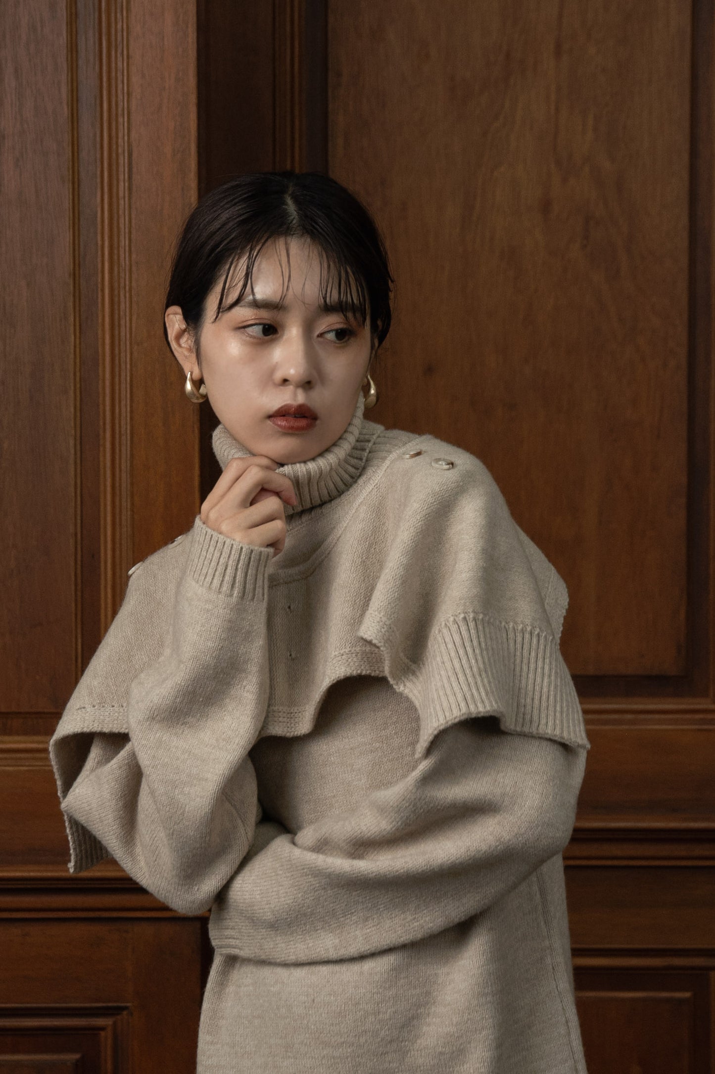 multi way moffle knit ops