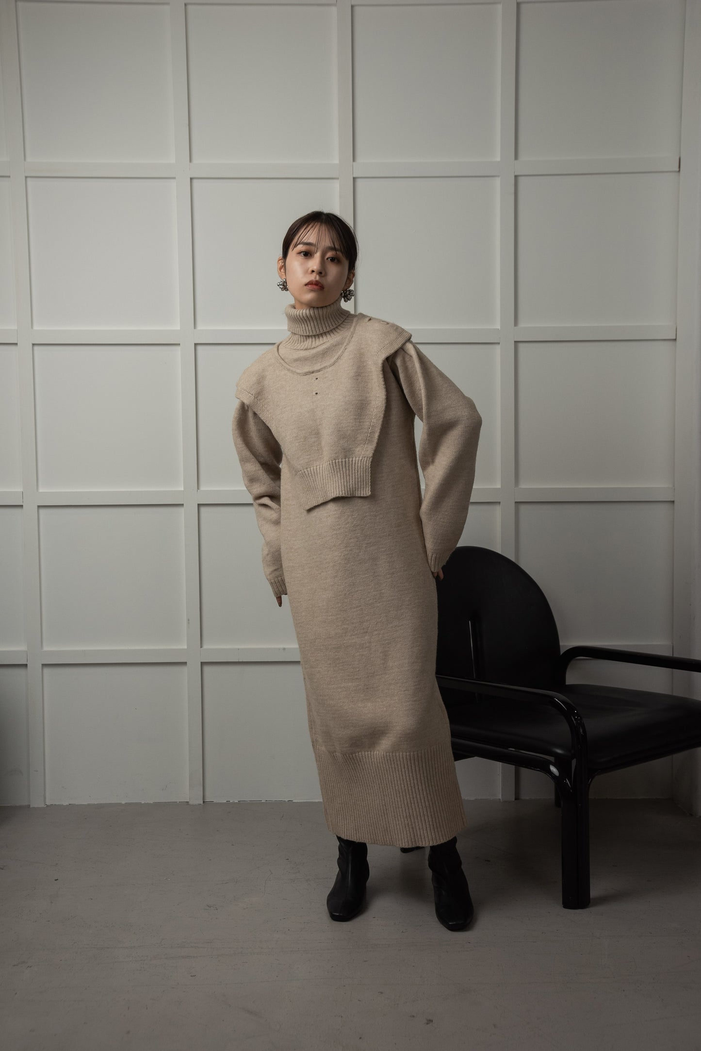 multi way moffle knit ops