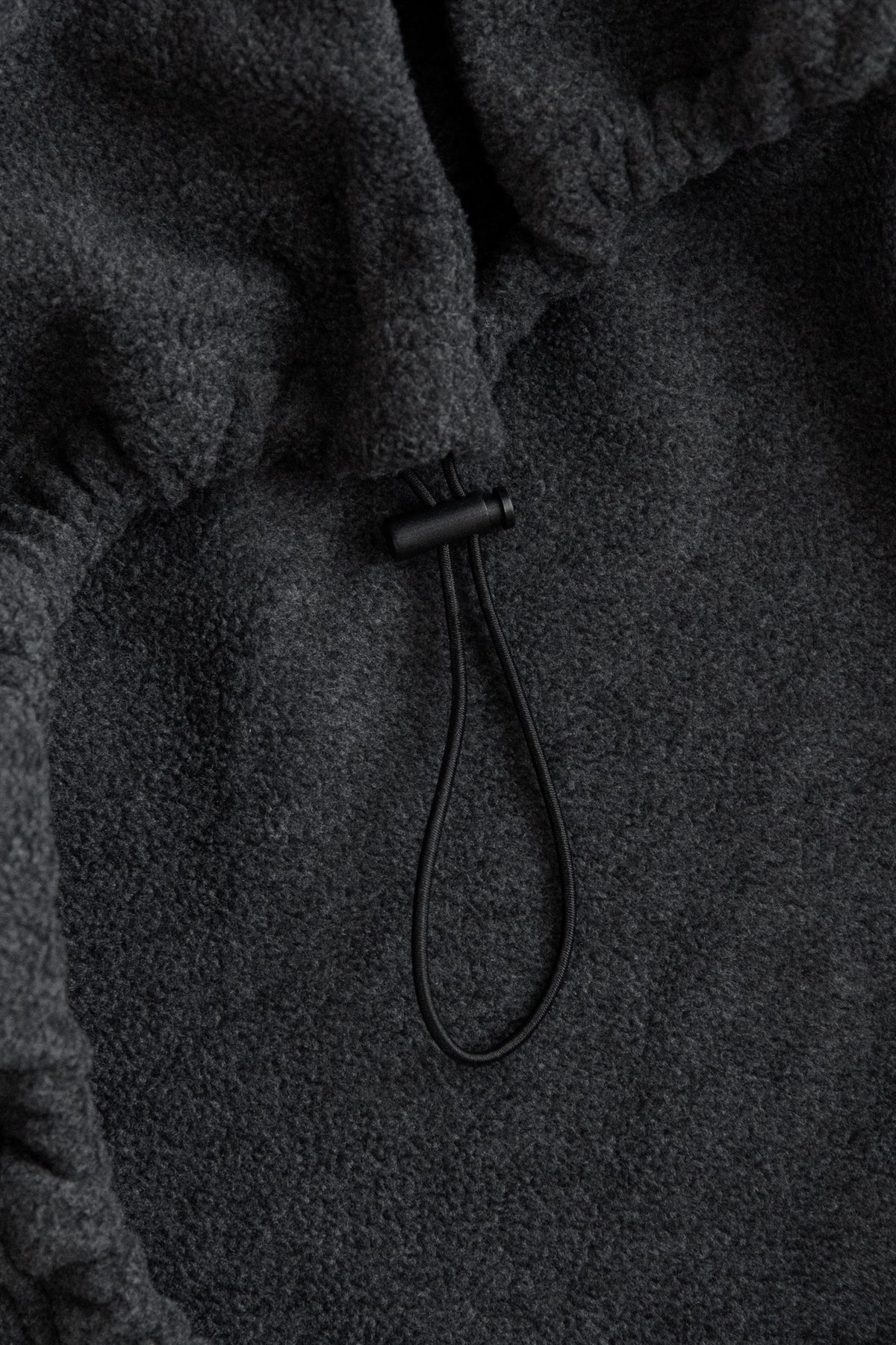 over size embroidery half button fleece