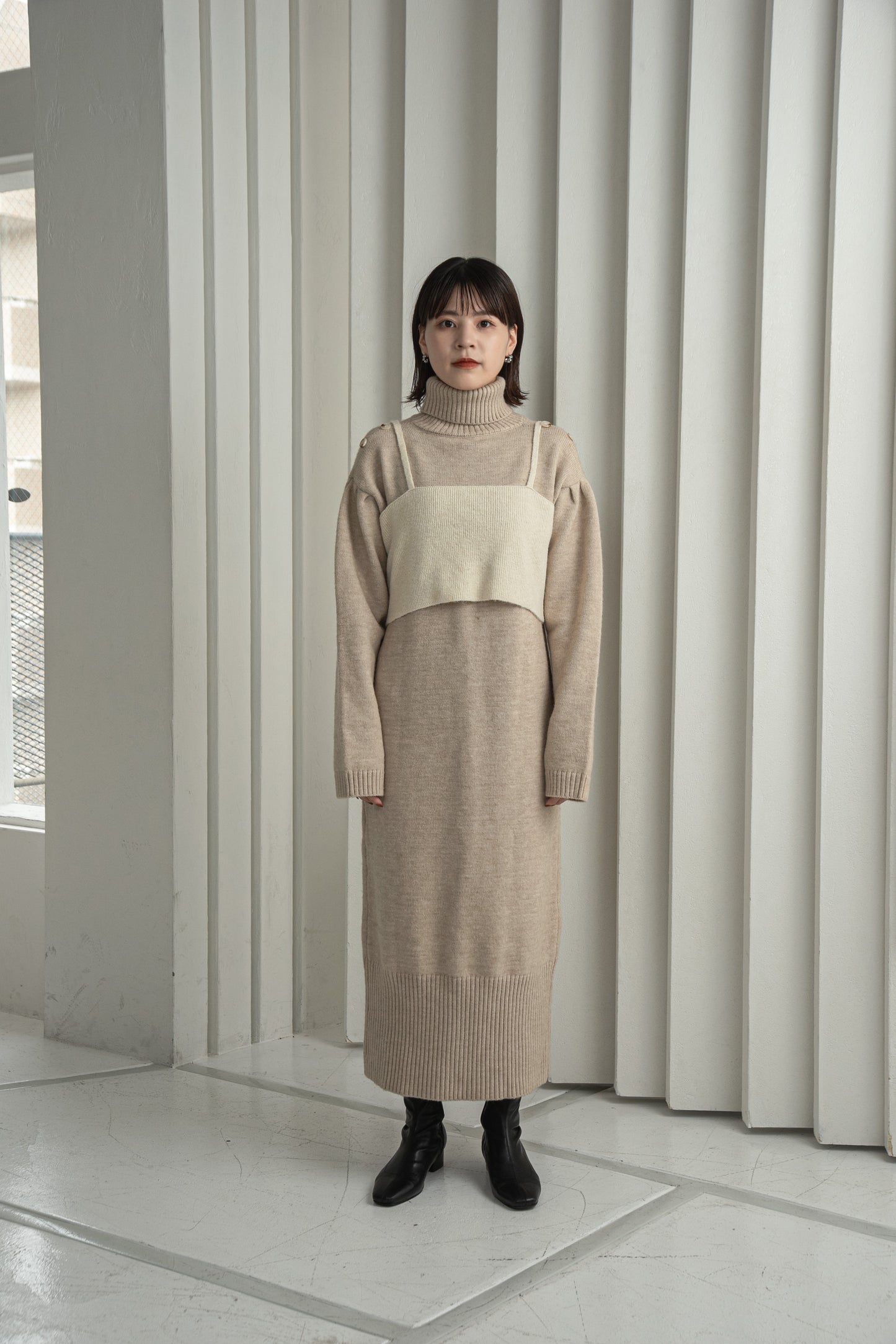 multi way moffle knit ops