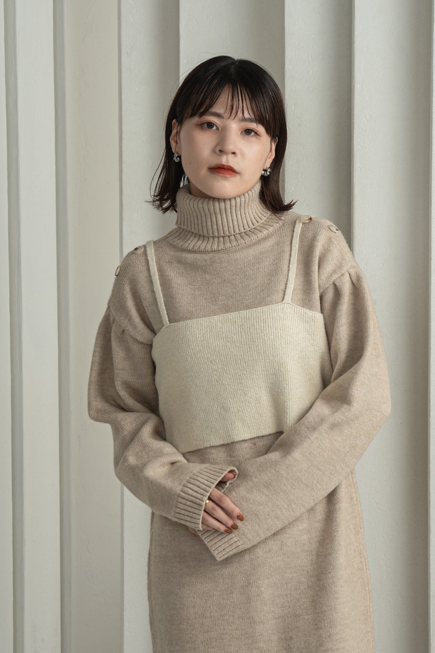multi way moffle knit ops
