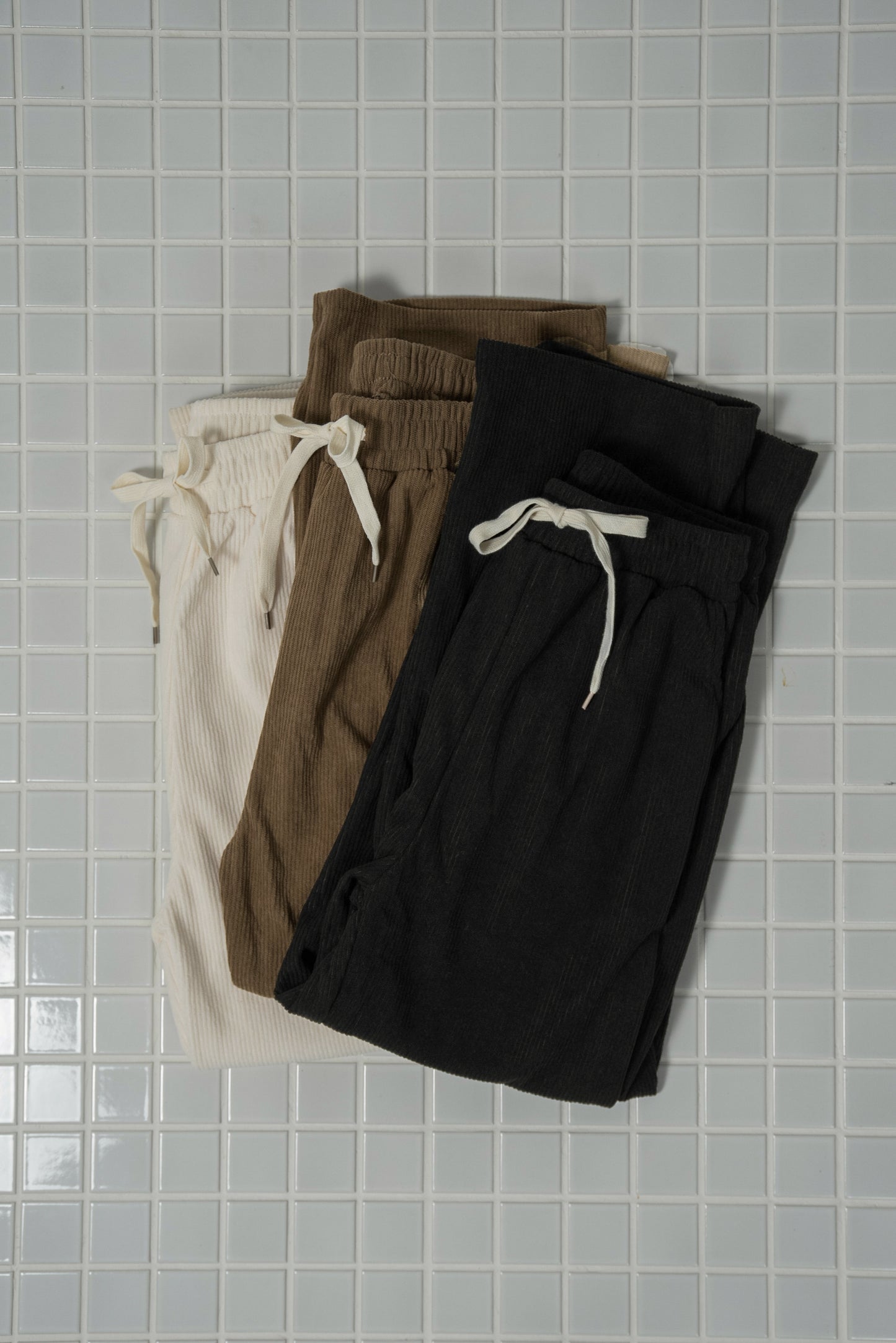 ridge fabric straight rafu pants