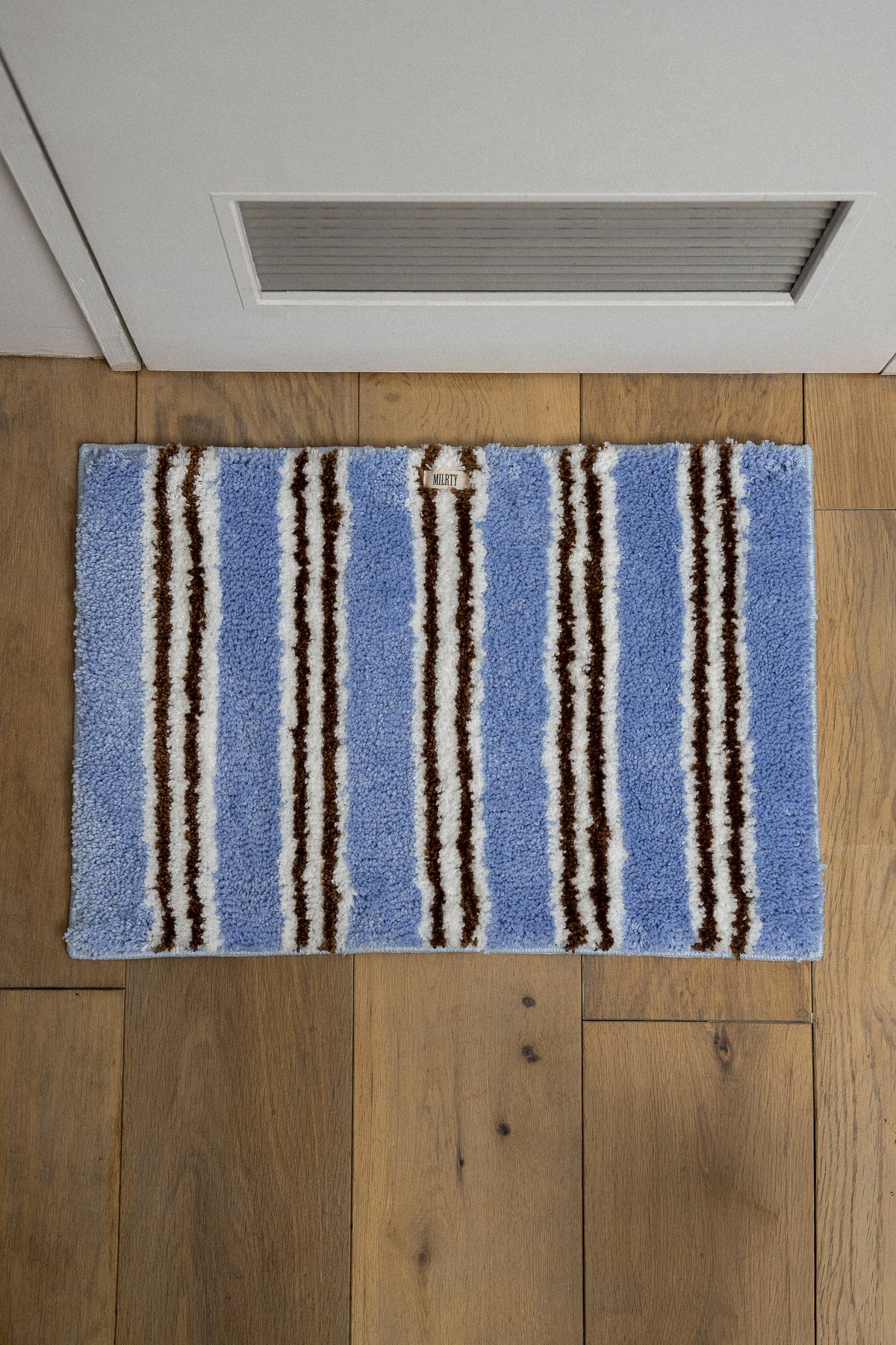 multi pattern soft brushed square rug