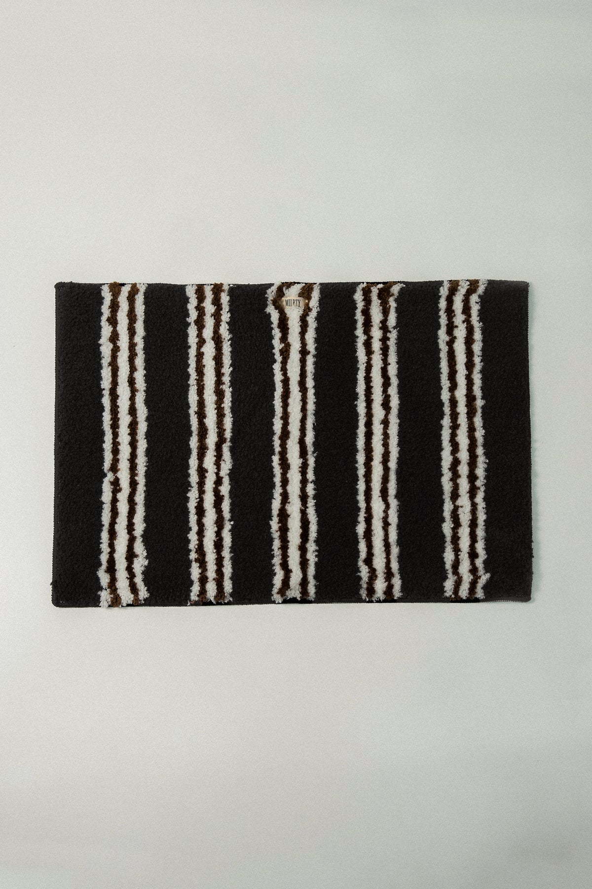 multi pattern soft brushed square rug
