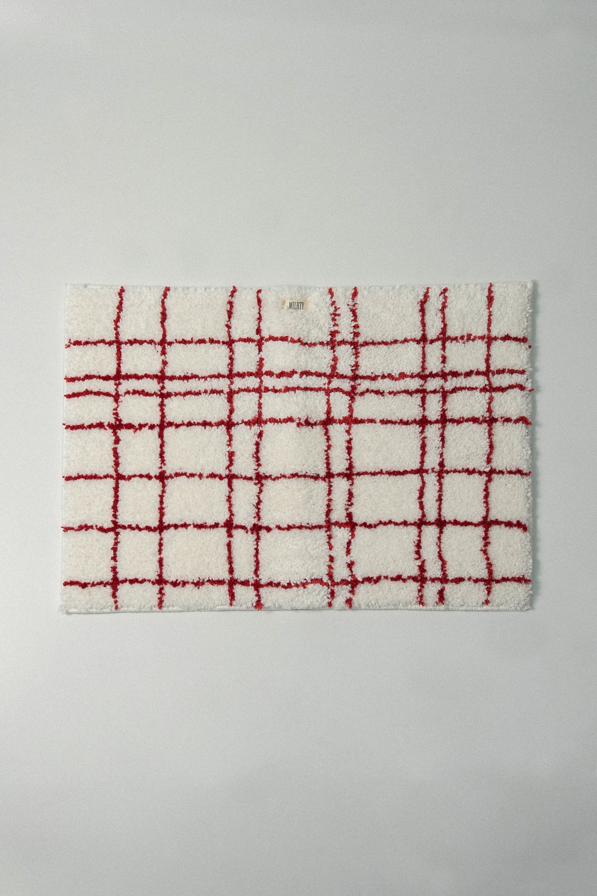 multi pattern soft brushed square rug