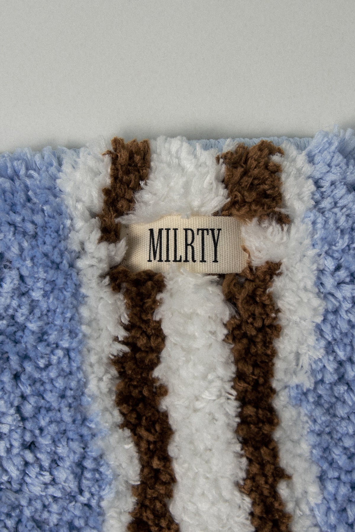 multi pattern soft brushed square rug