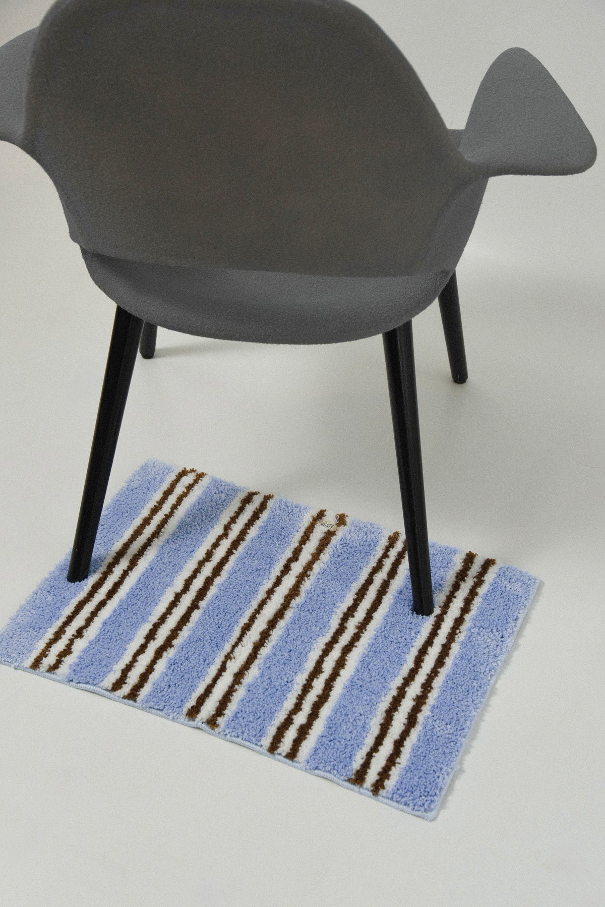 multi pattern soft brushed square rug