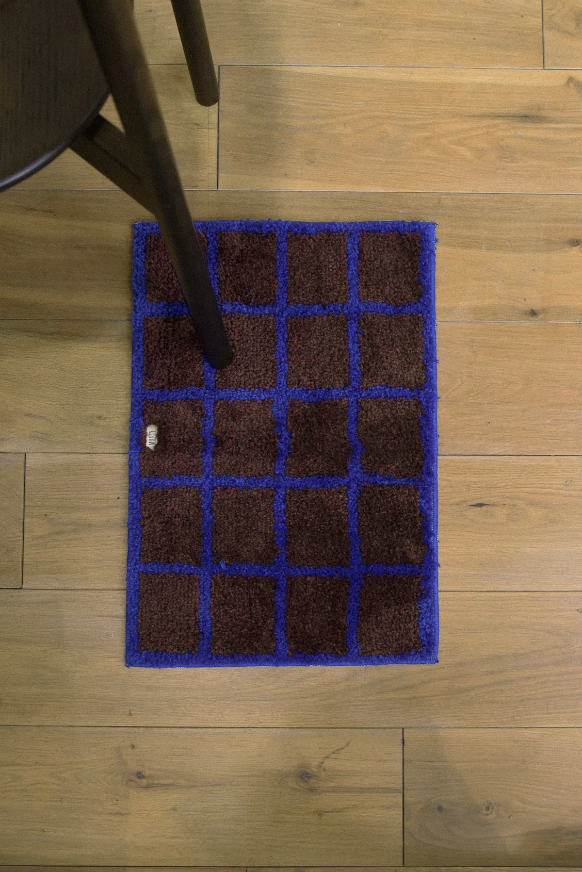 multi pattern soft brushed square rug