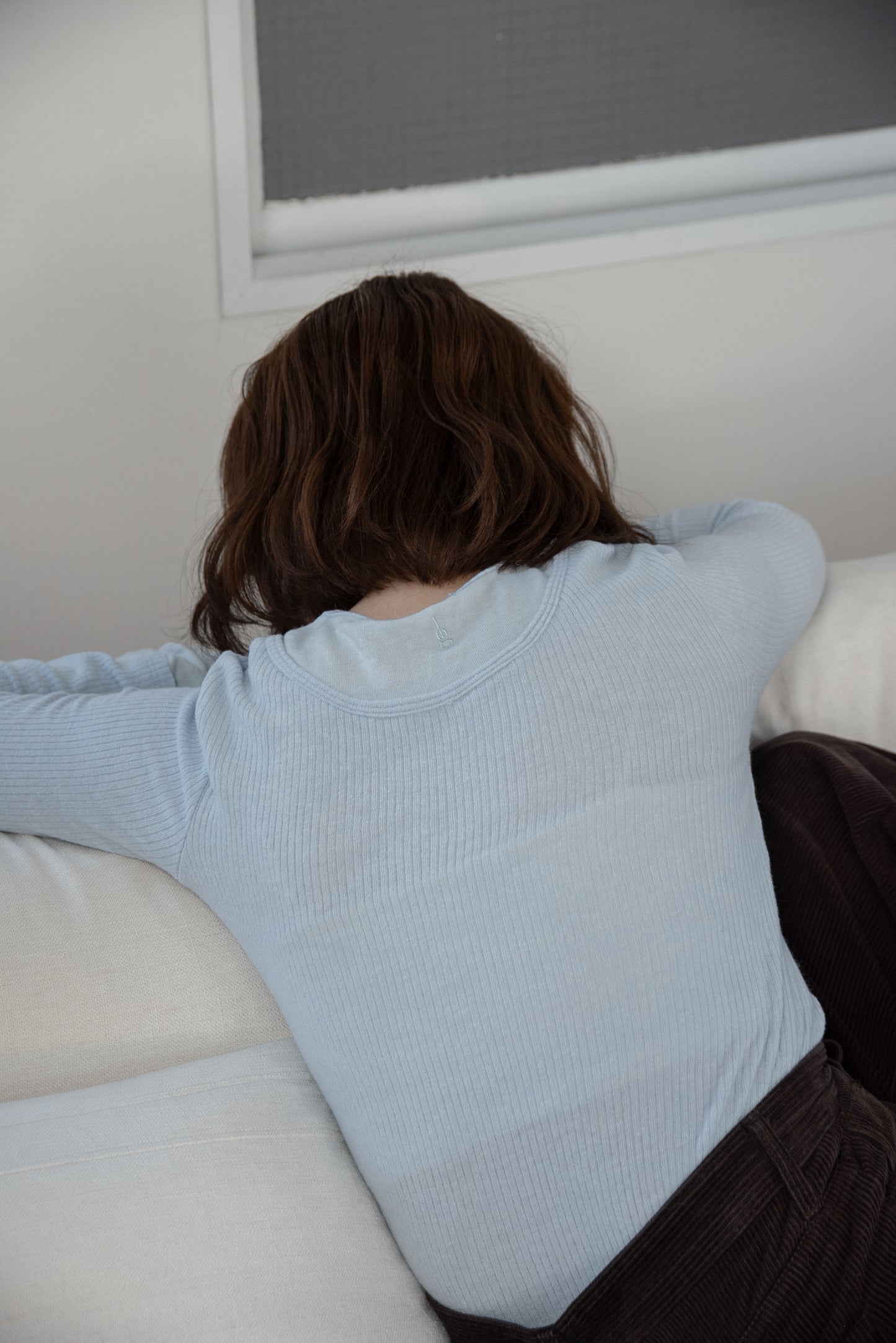 crew neck like layered pattern tops