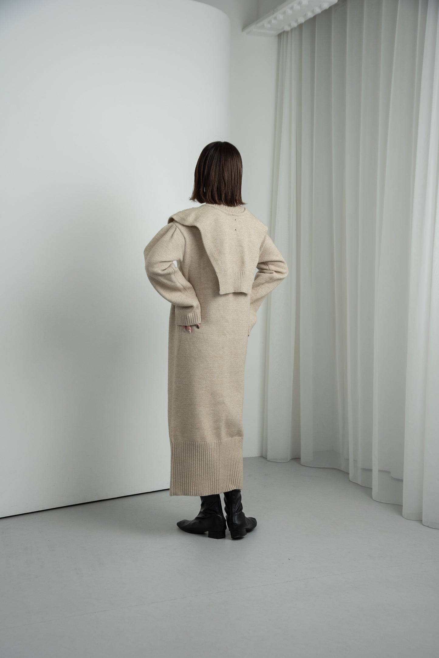 multi way moffle knit ops