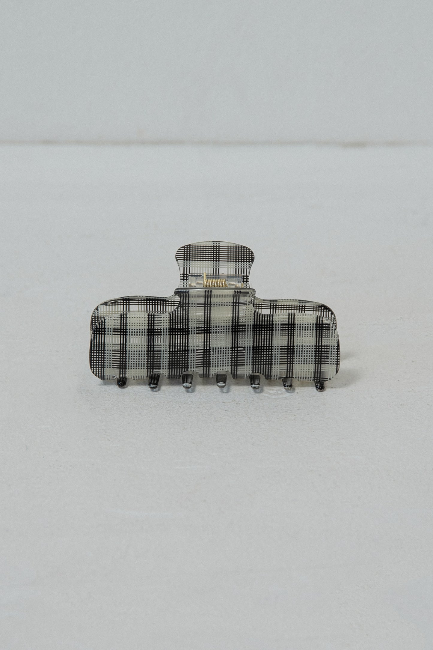 fine line check hair clip