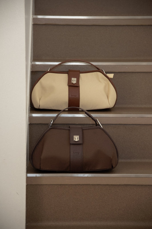 2way handle tuck nylon bag