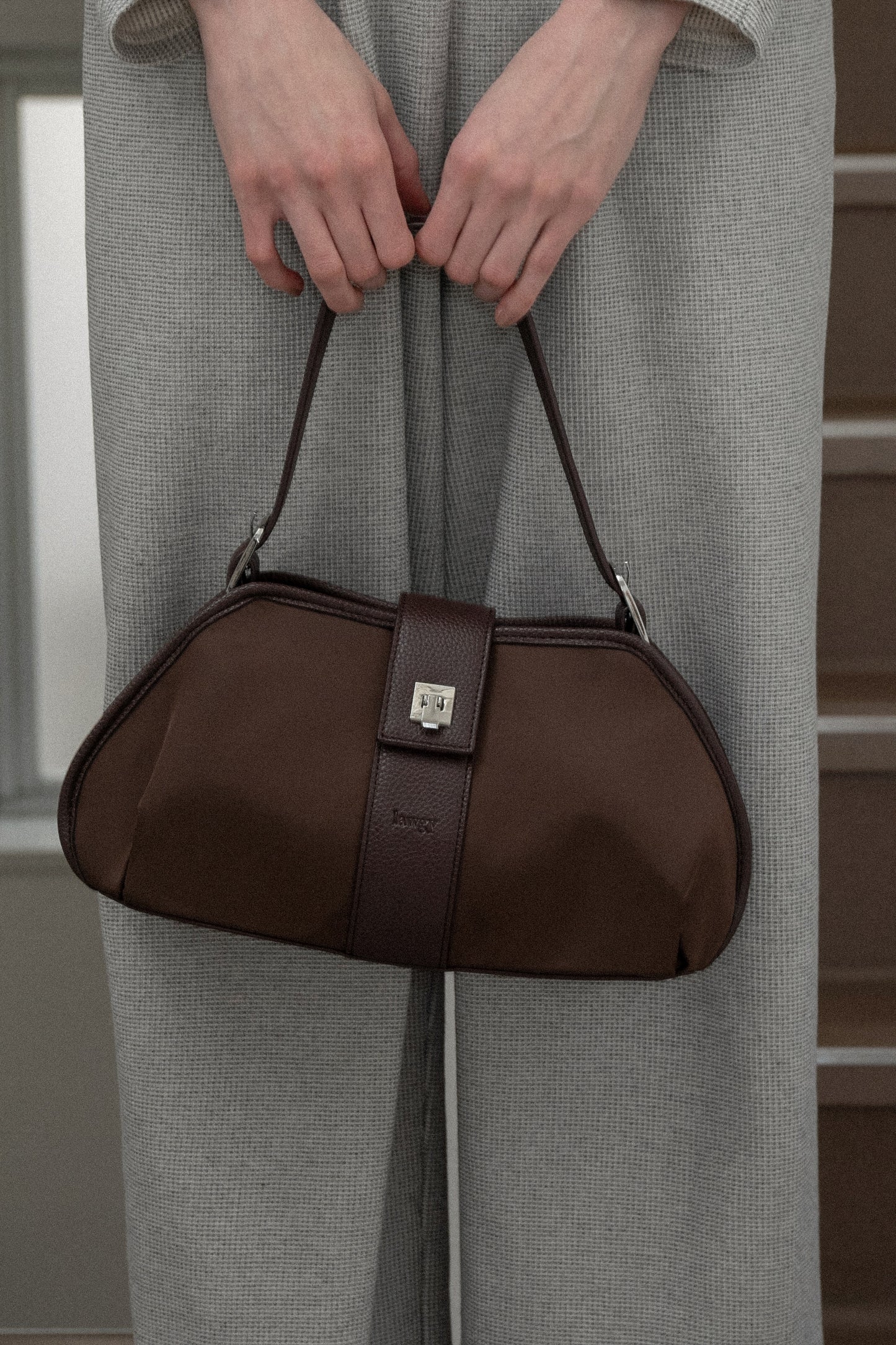 2way handle tuck nylon bag