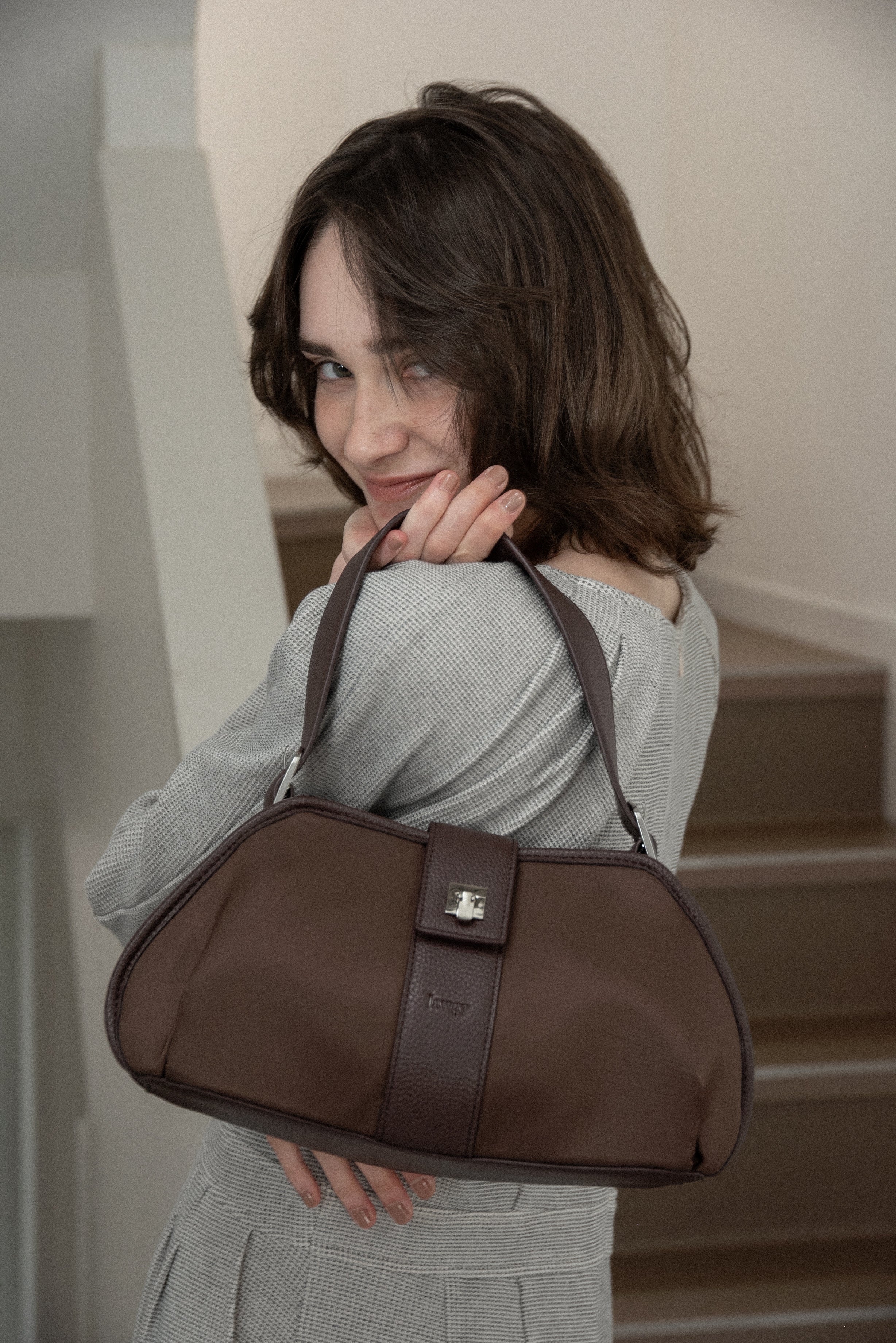 2way handle tuck nylon bag – eim online（エイム オンライン）