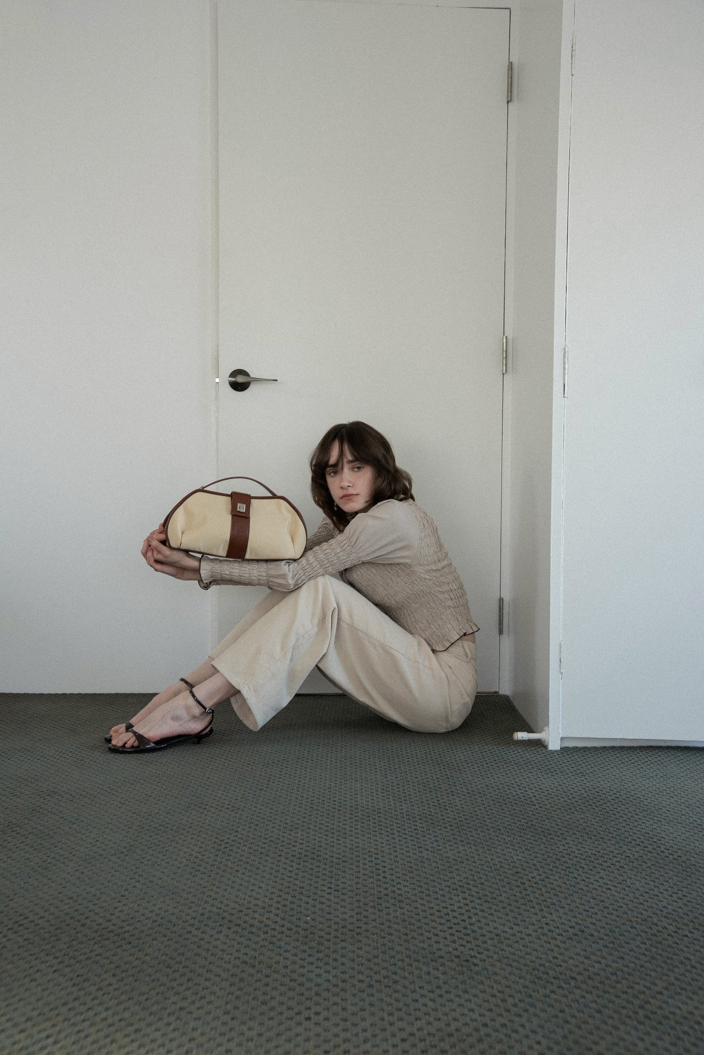 2way handle tuck nylon bag