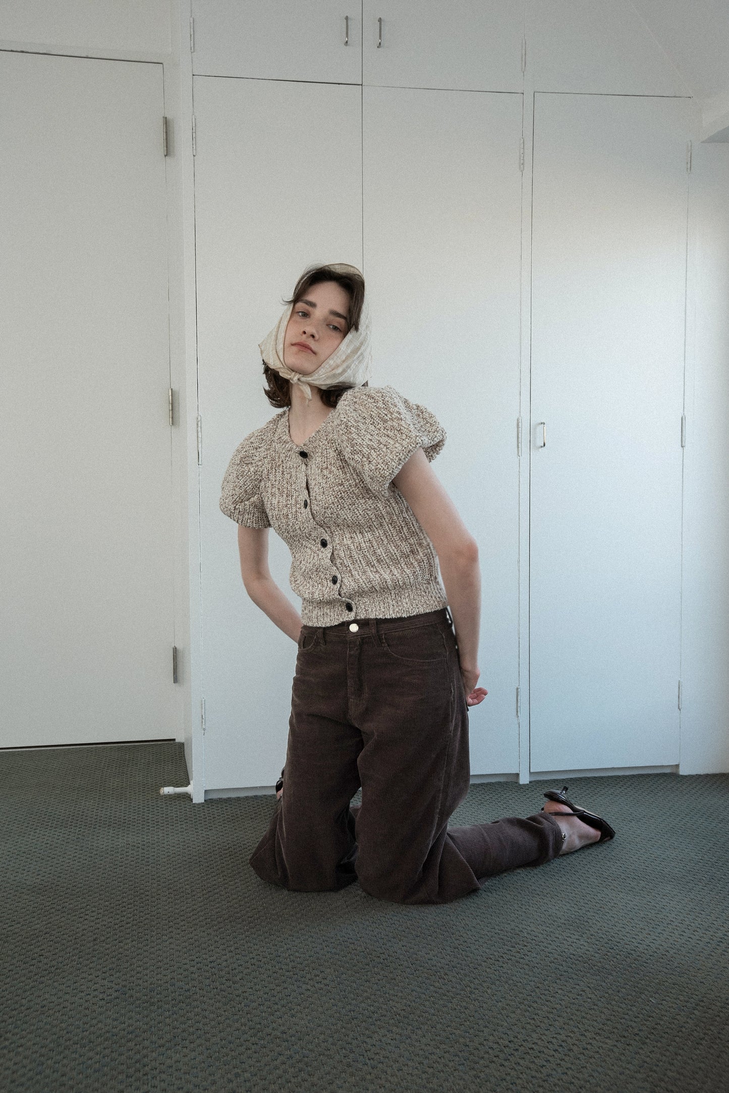 check triangle mellow scarf