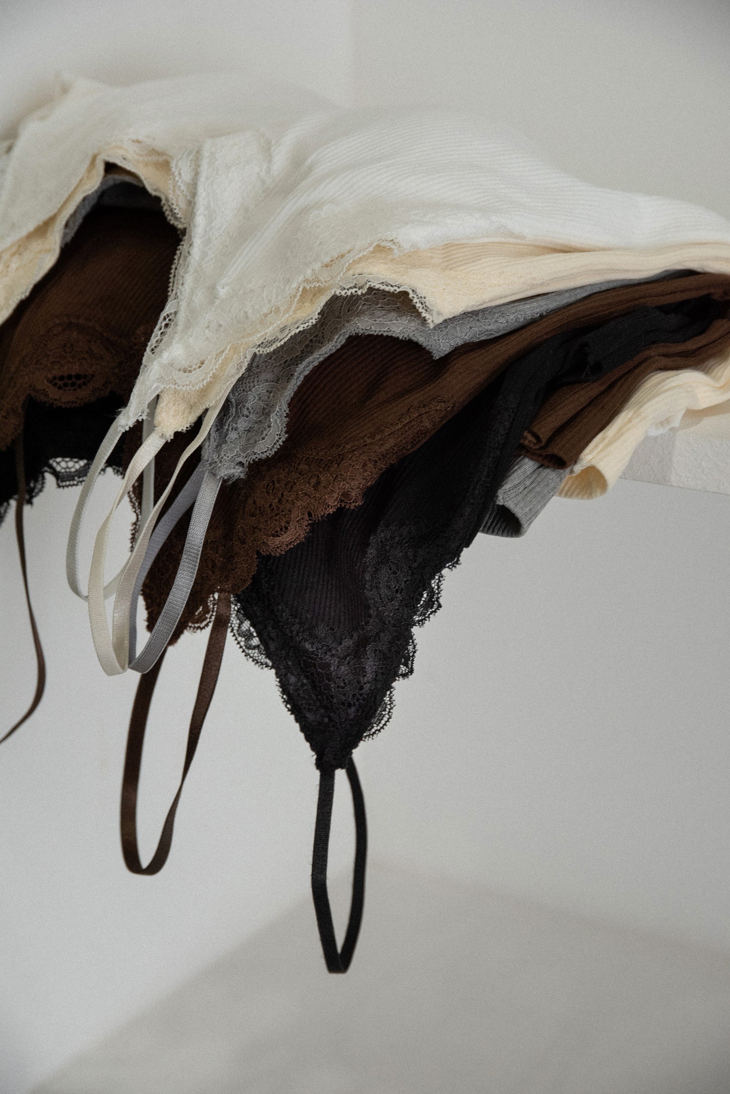 v neck lace thin string cami