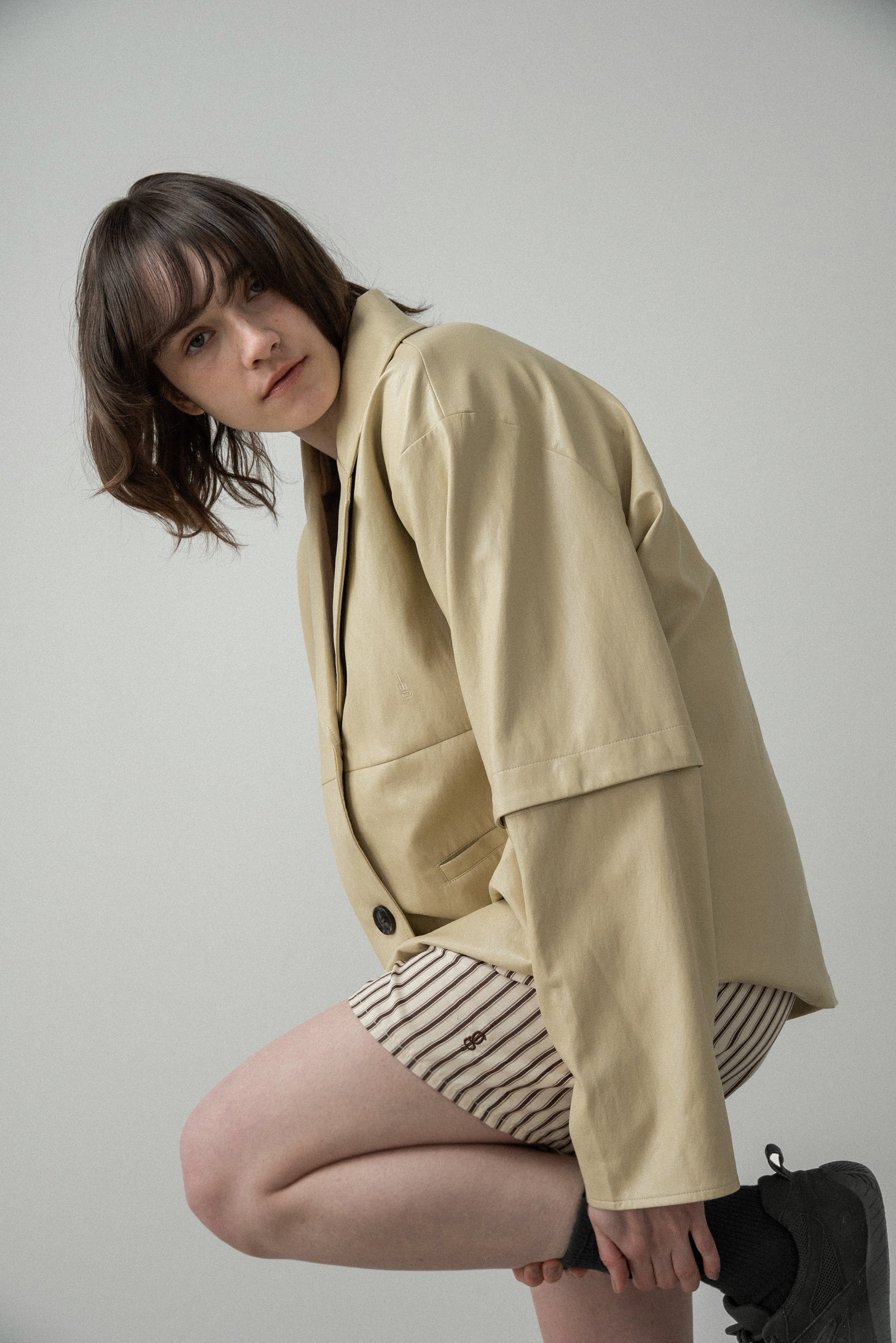 2way sleeve embroidery jacket – eim online（エイム オンライン）