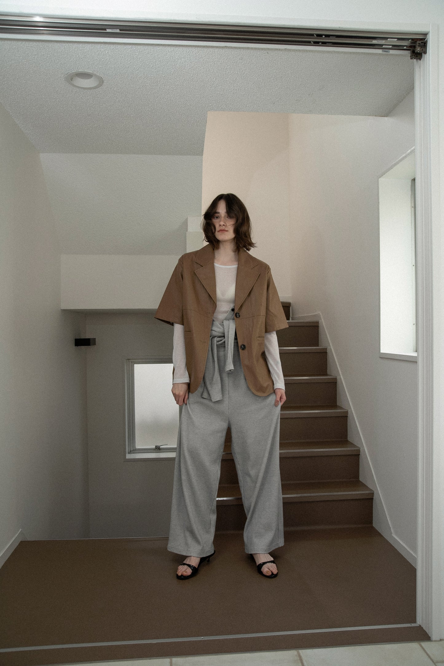 waffle mix shoulder puff allinone