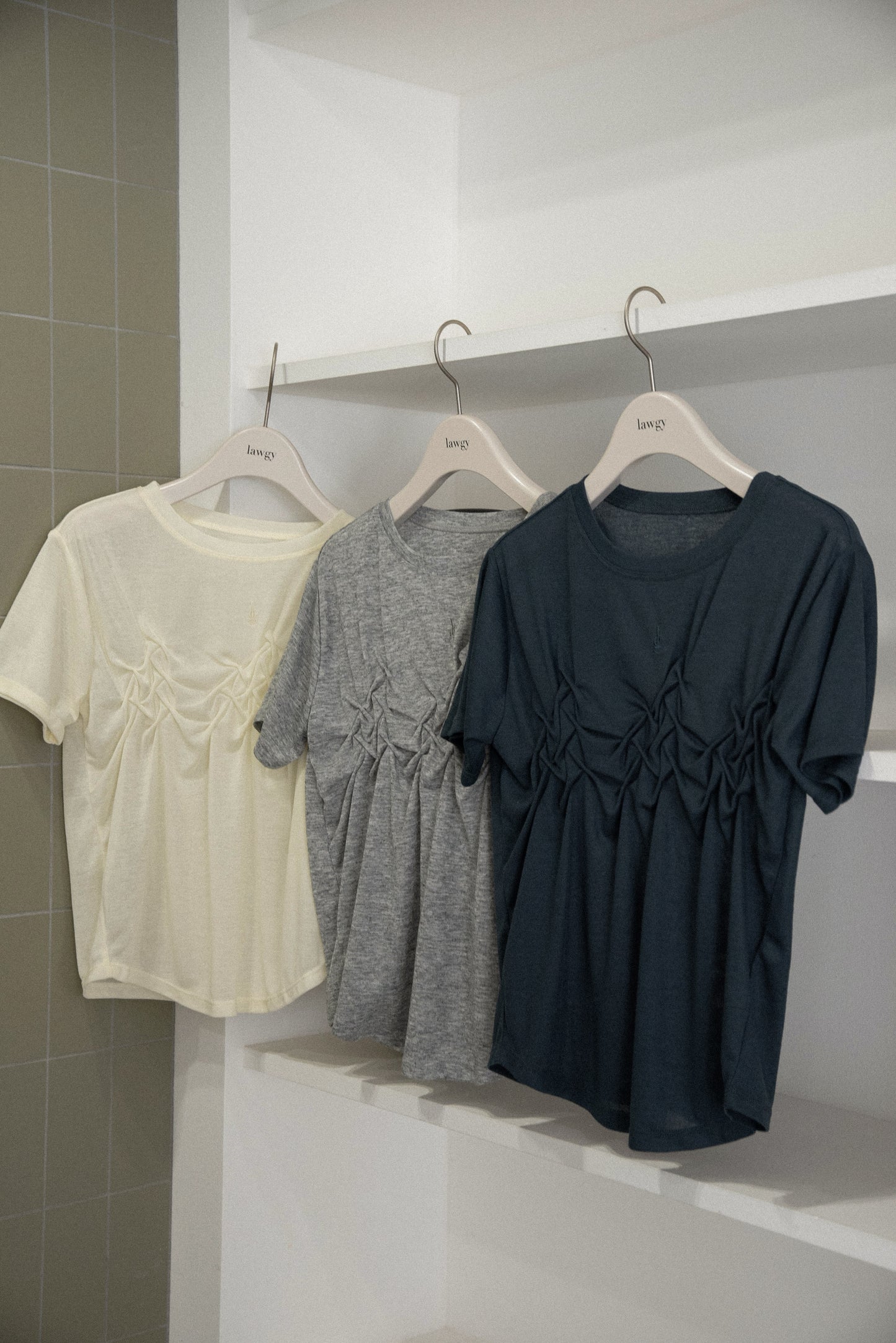 crinkle design point rafu logo t