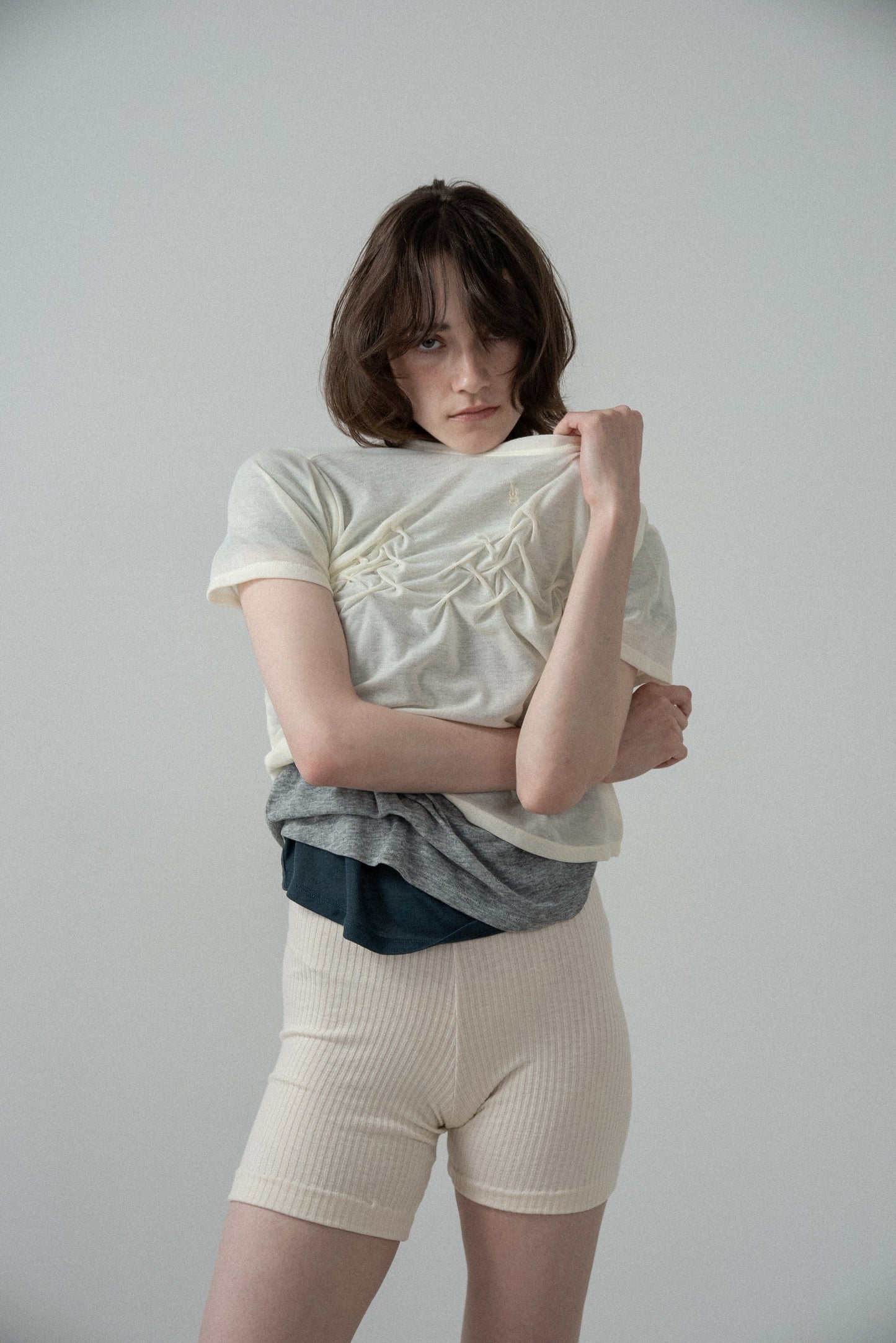 crinkle design point rafu logo t