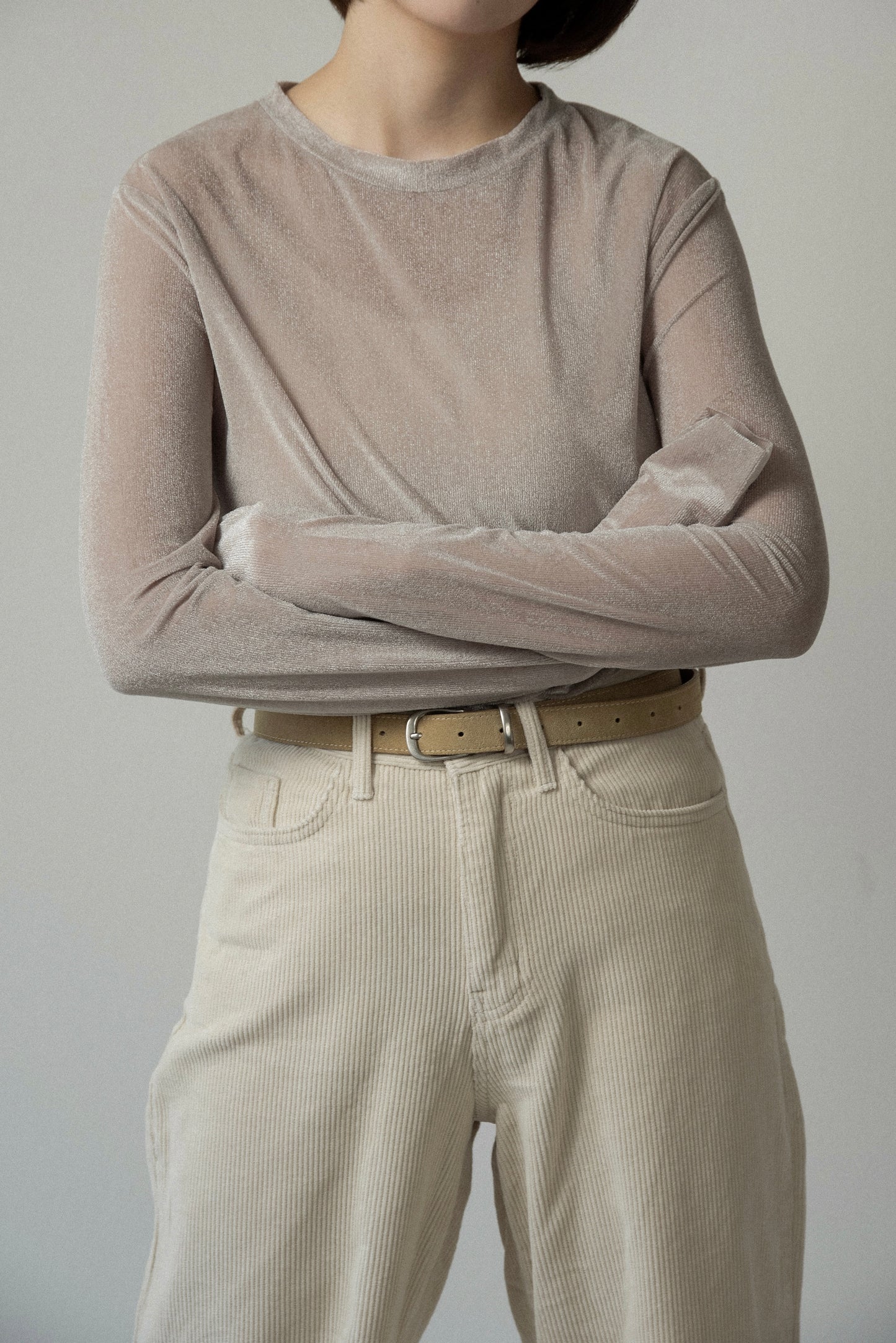 soft touch lightweight crewneck tops