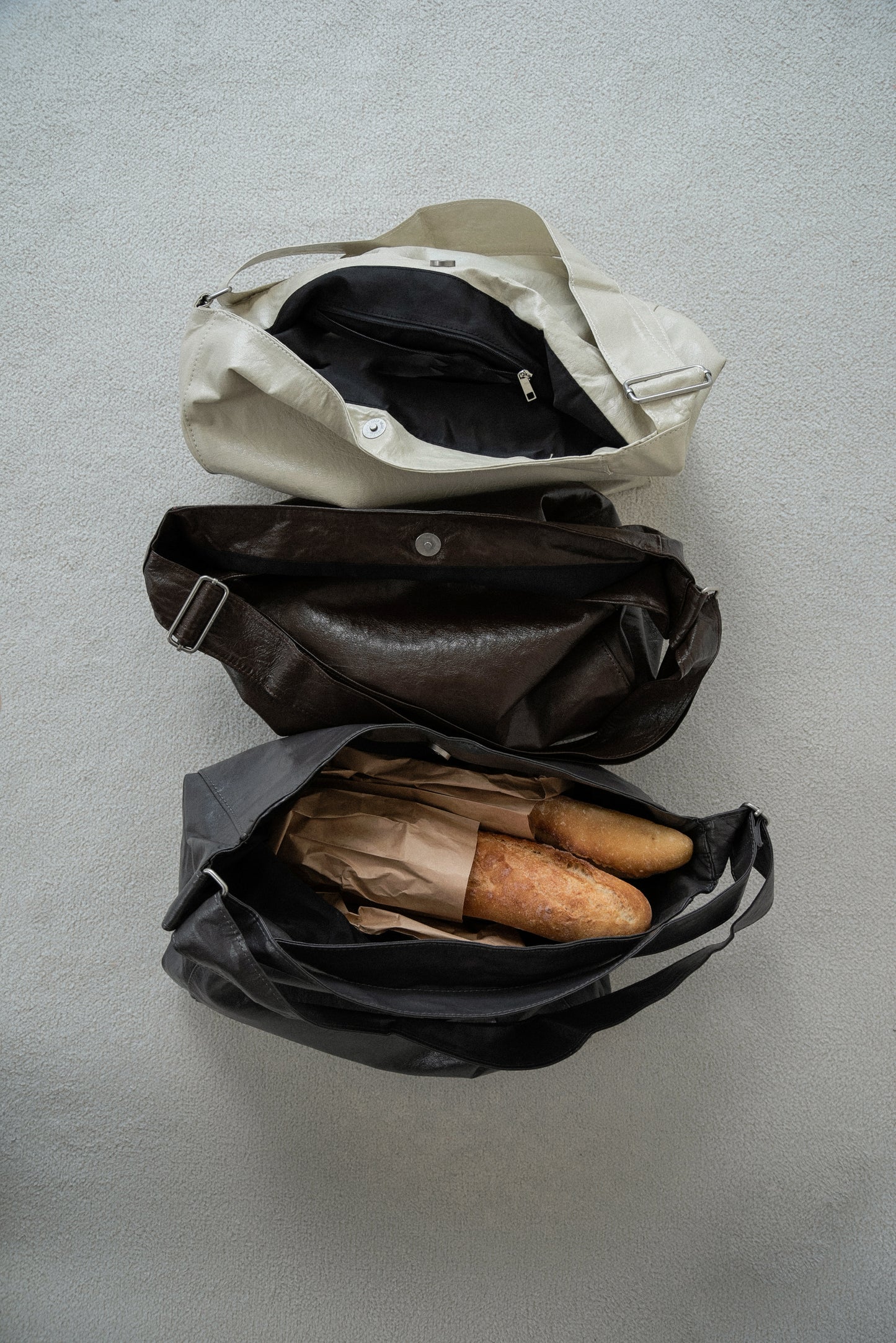 slouchy shoulder tote bag
