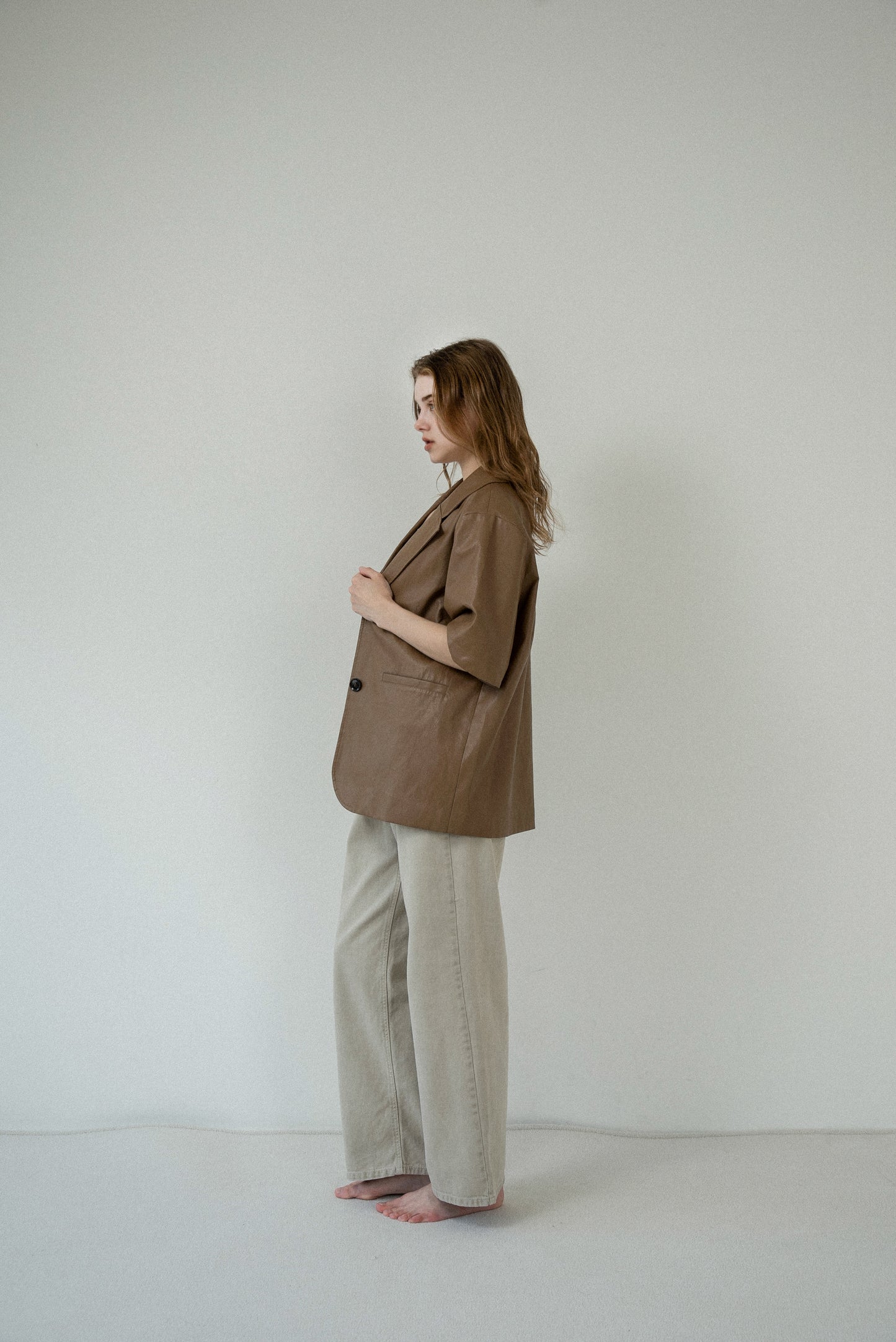 2way sleeve embroidery jacket