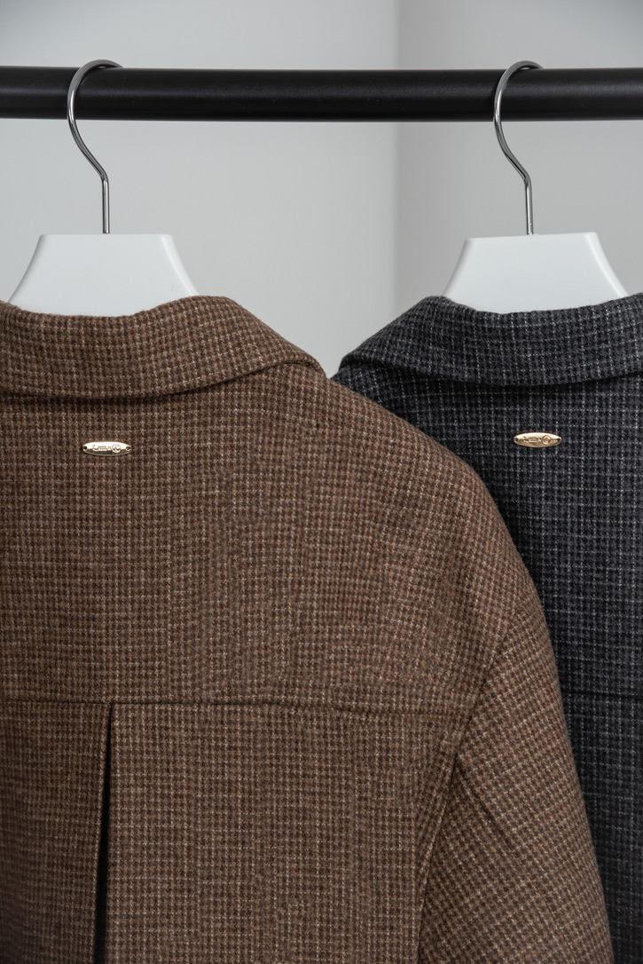 classic check jacket【I_am × kimina】