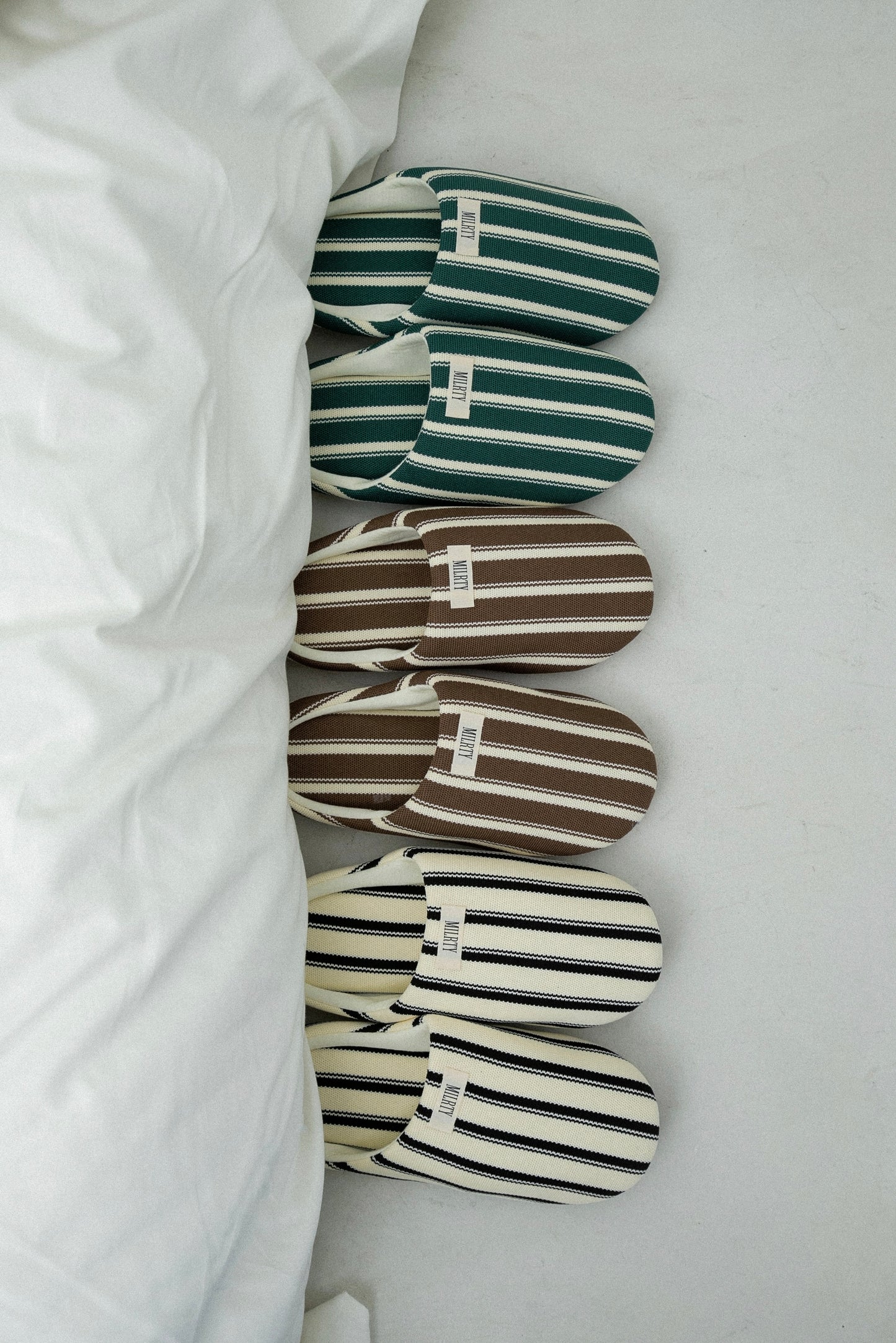 soft stripe room shoes