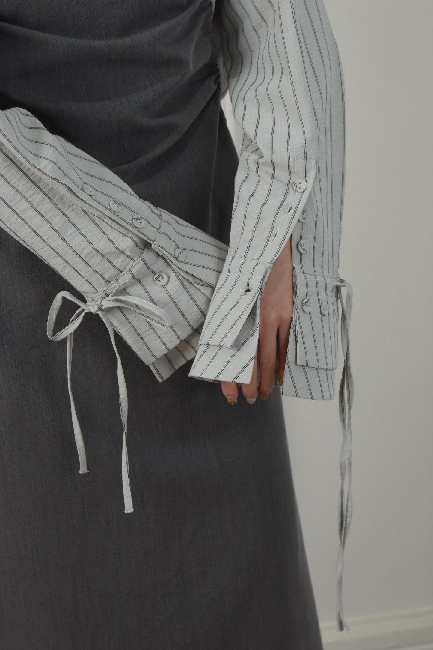 multiway double point stripe shirt