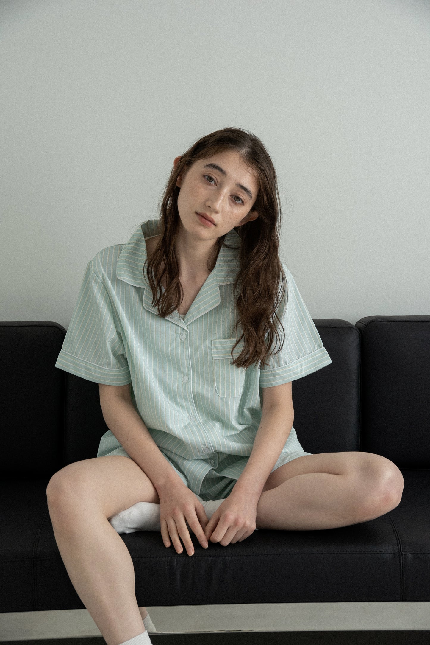 multi stripe line room wear set