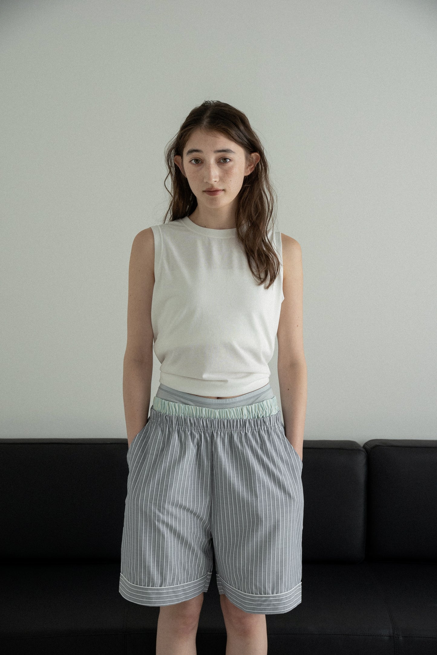 multi stripe line room wear set