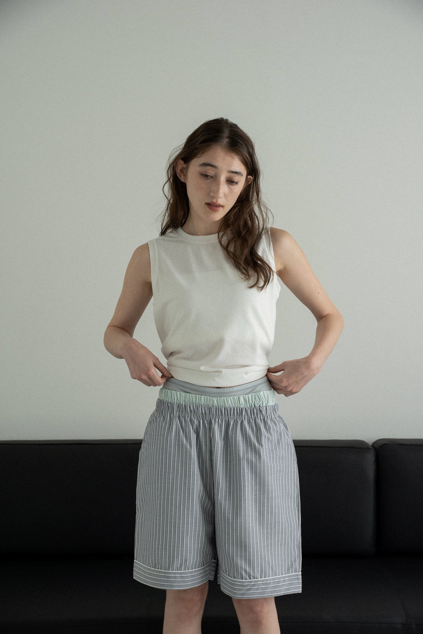 multi stripe line room wear set