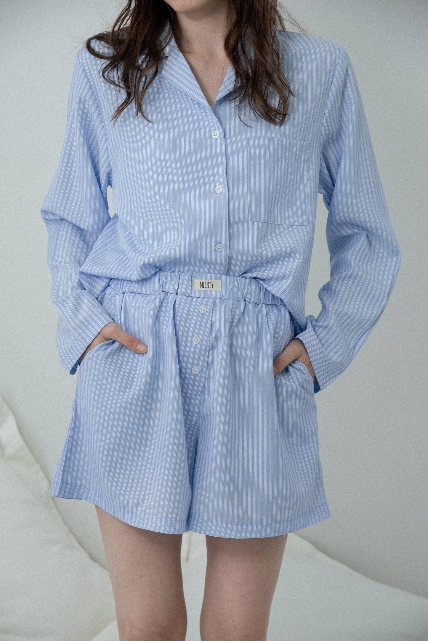 three striped room wear set