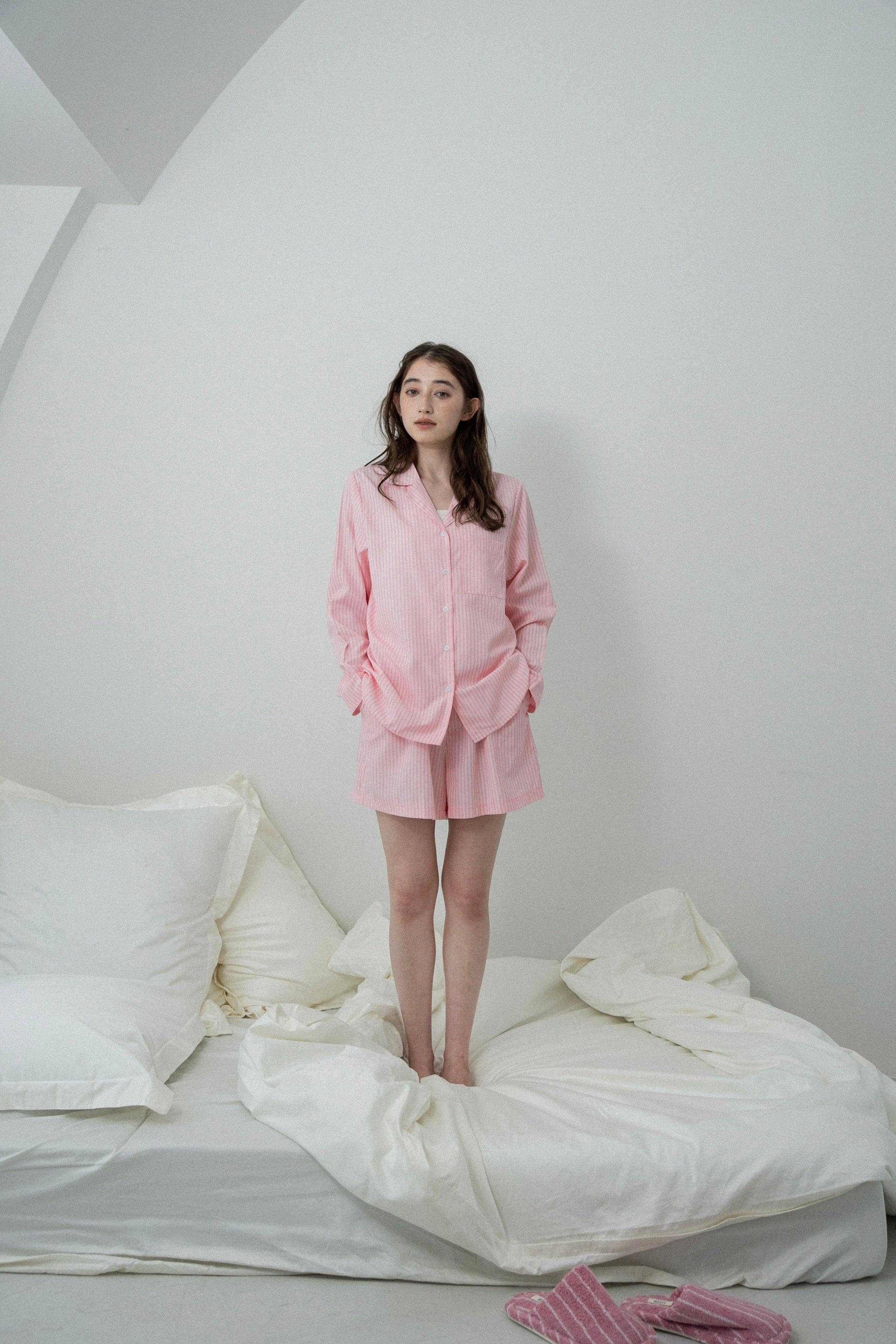 three striped room wear set – eim online（エイム オンライン）