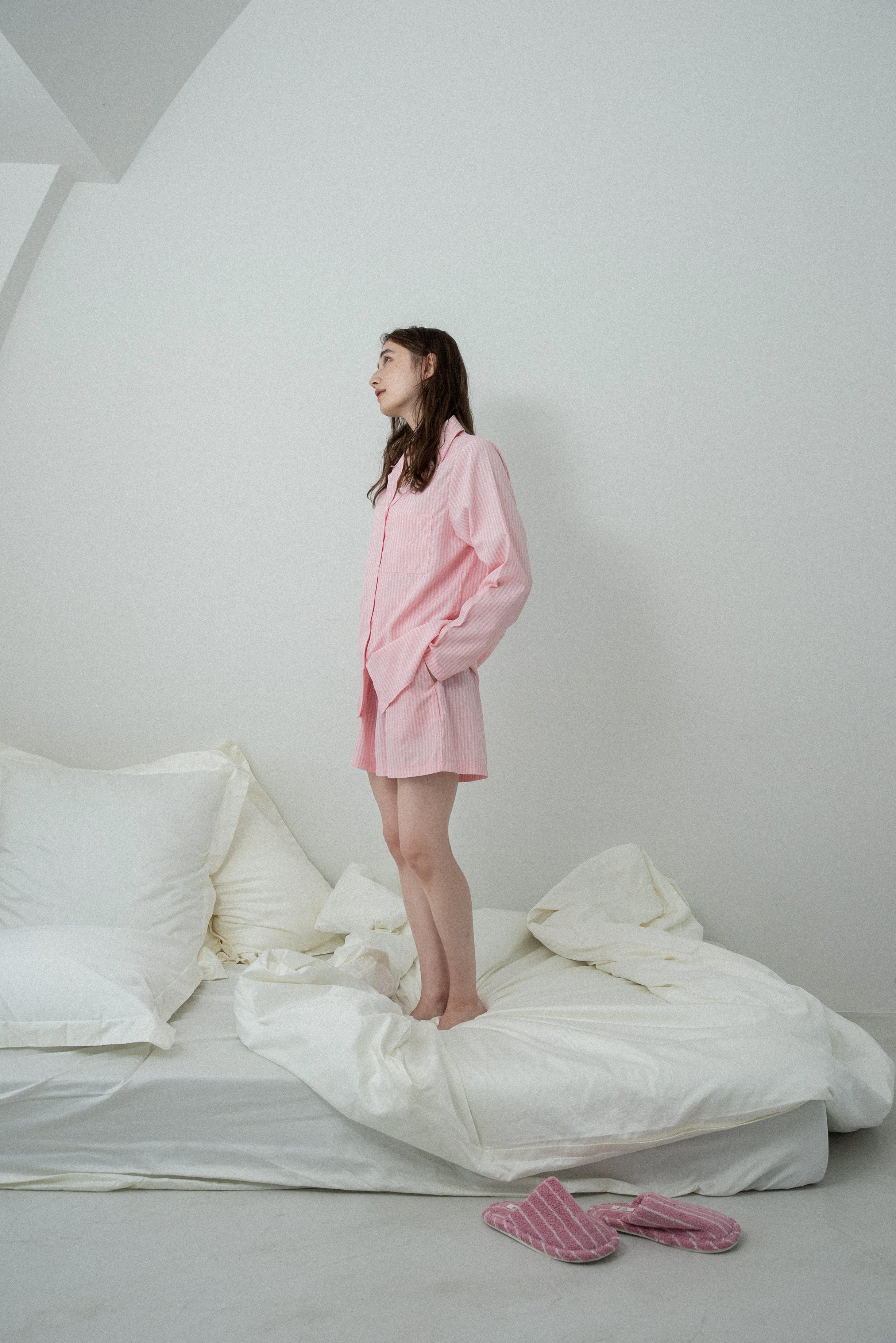 three striped room wear set – eim online（エイム オンライン）