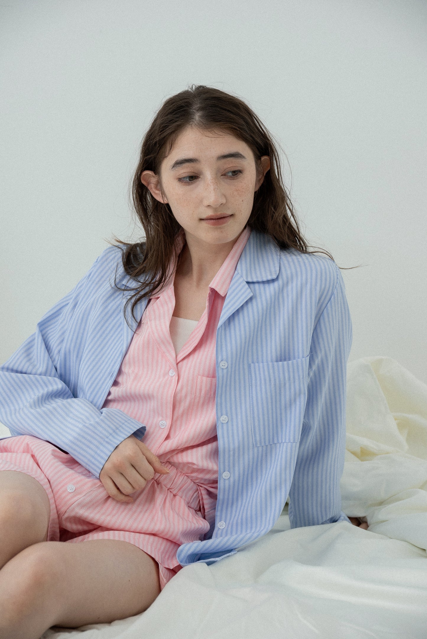 three striped room wear set