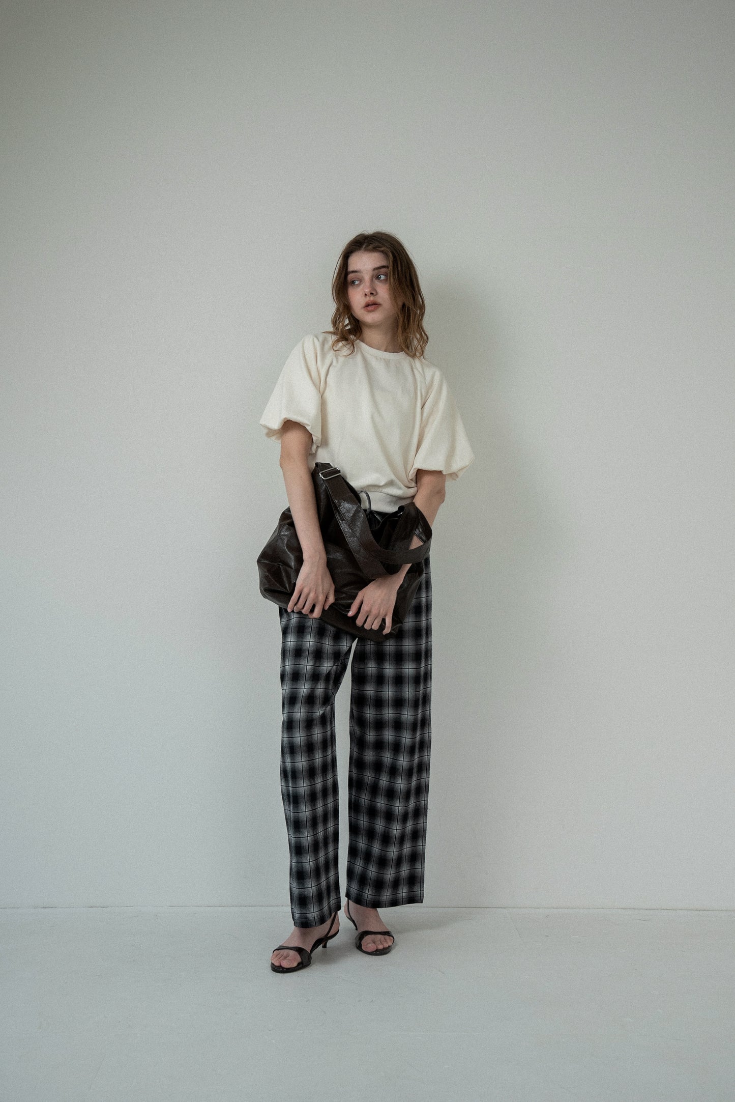 check easy relaxed pants