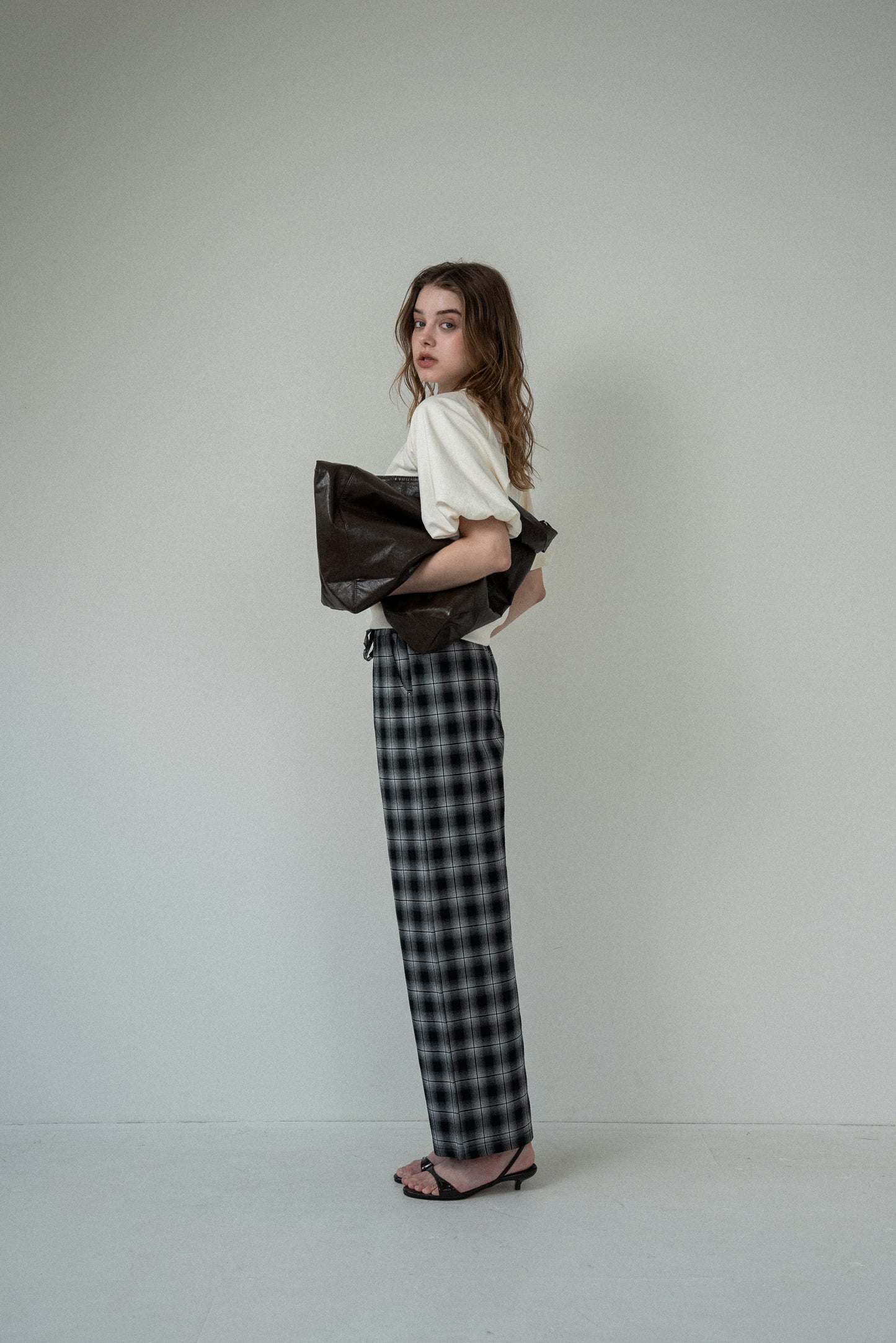 check easy relaxed pants