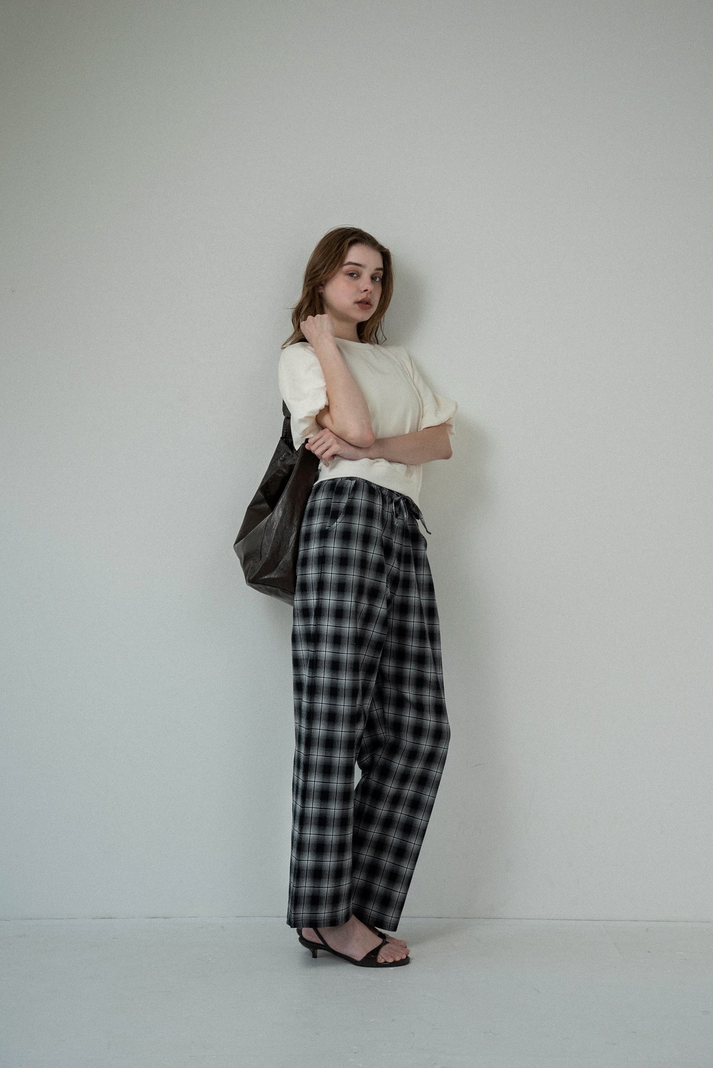 check easy relaxed pants
