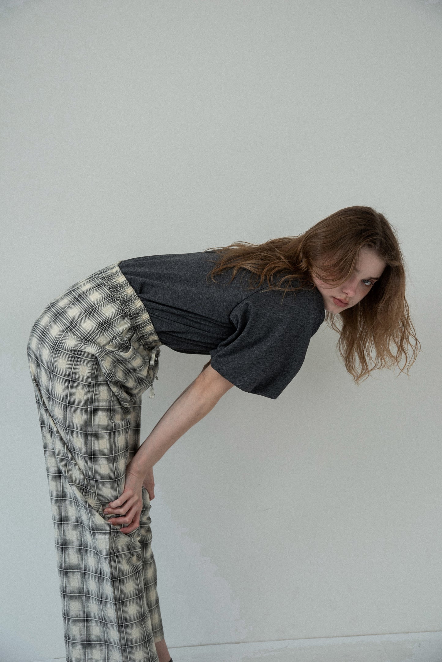 check easy relaxed pants