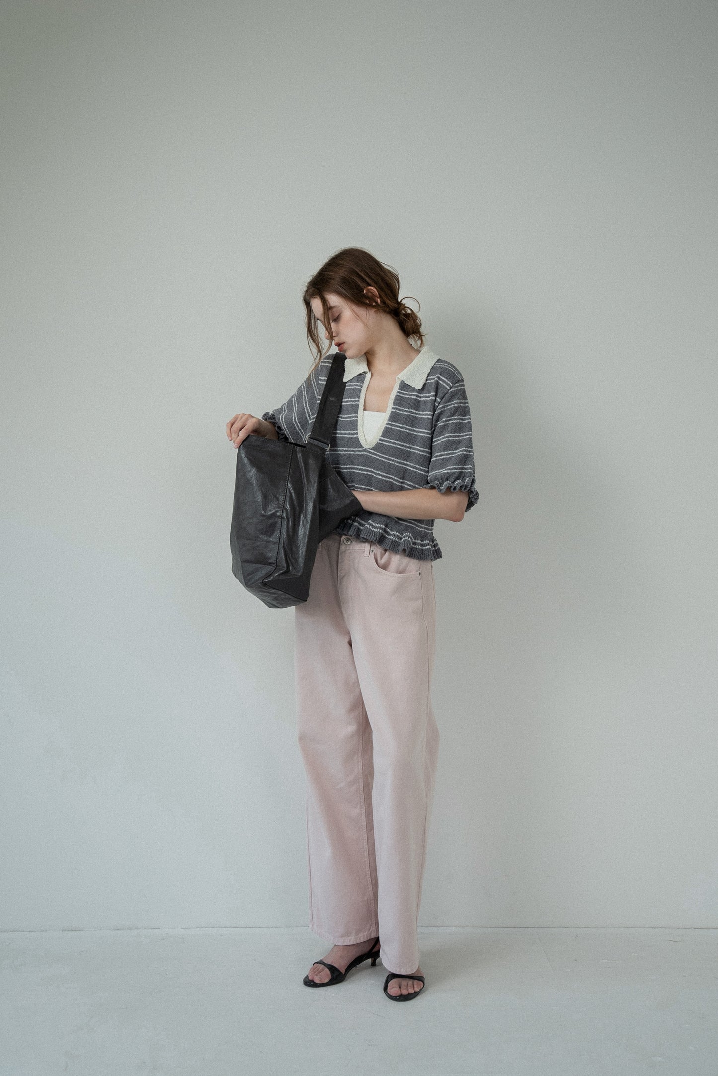 slouchy shoulder tote bag