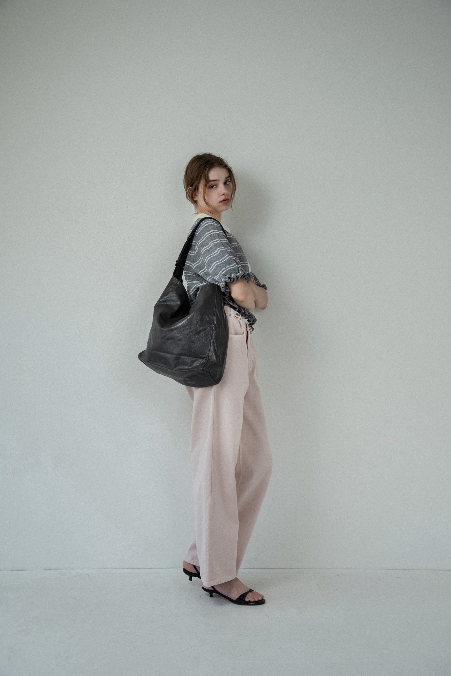 slouchy shoulder tote bag