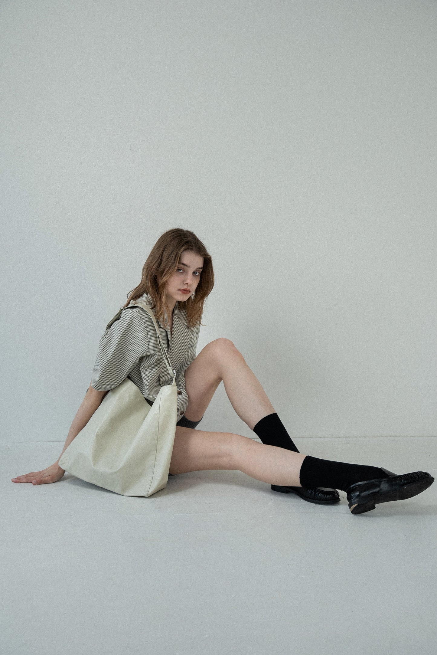 slouchy shoulder tote bag