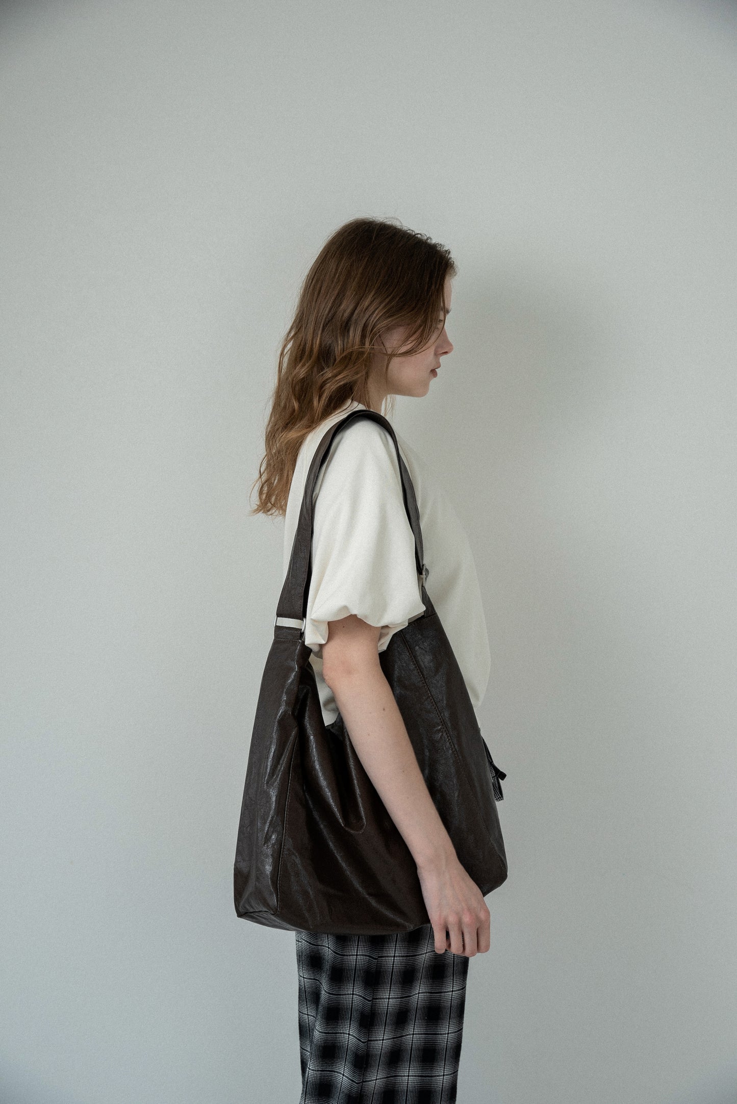 slouchy shoulder tote bag