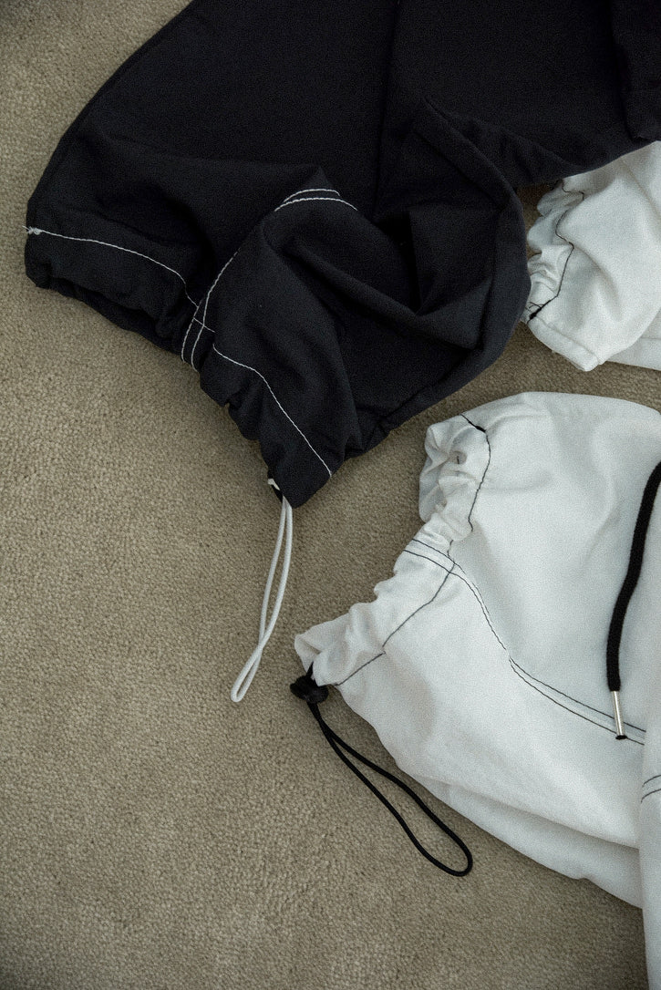 stitch string point shaka pants