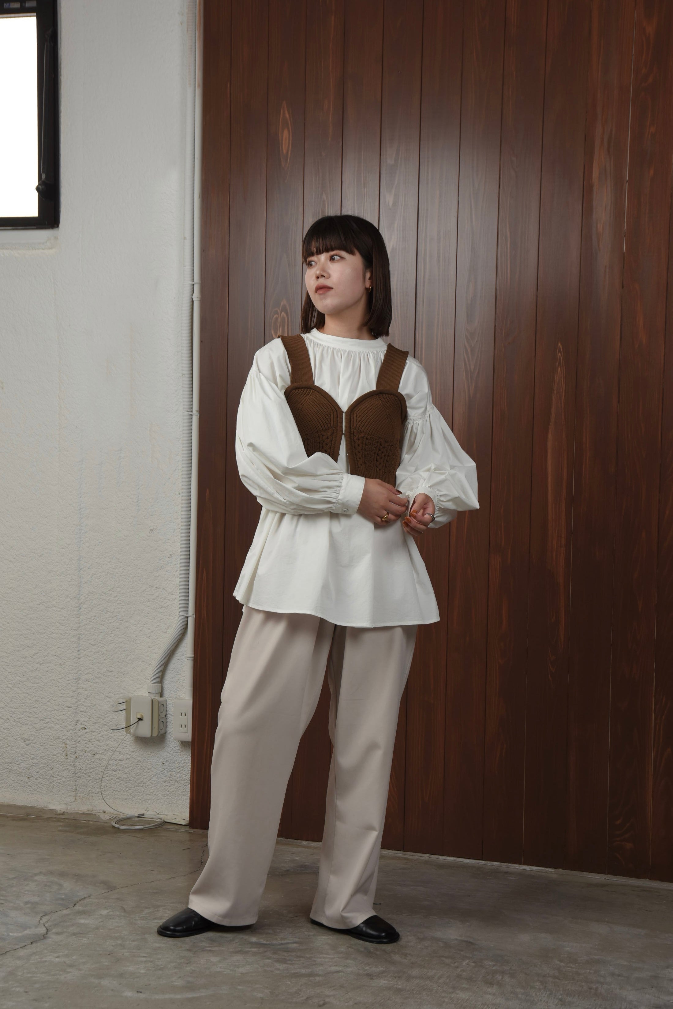 人気No.1/本体 lawgy（ラウジー）の「simple knit lawgy WEAR front 