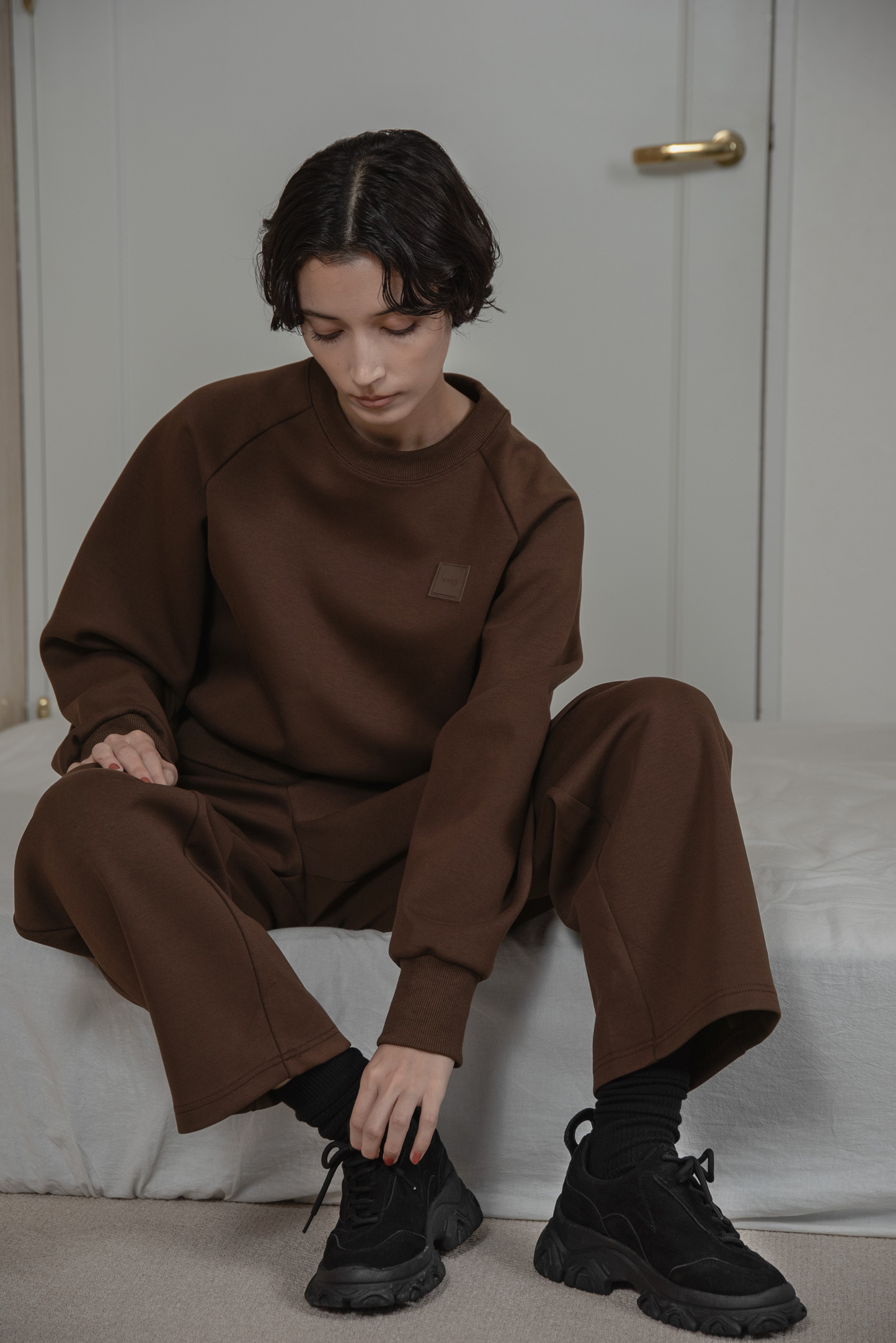 lawgy original logo patch sweat